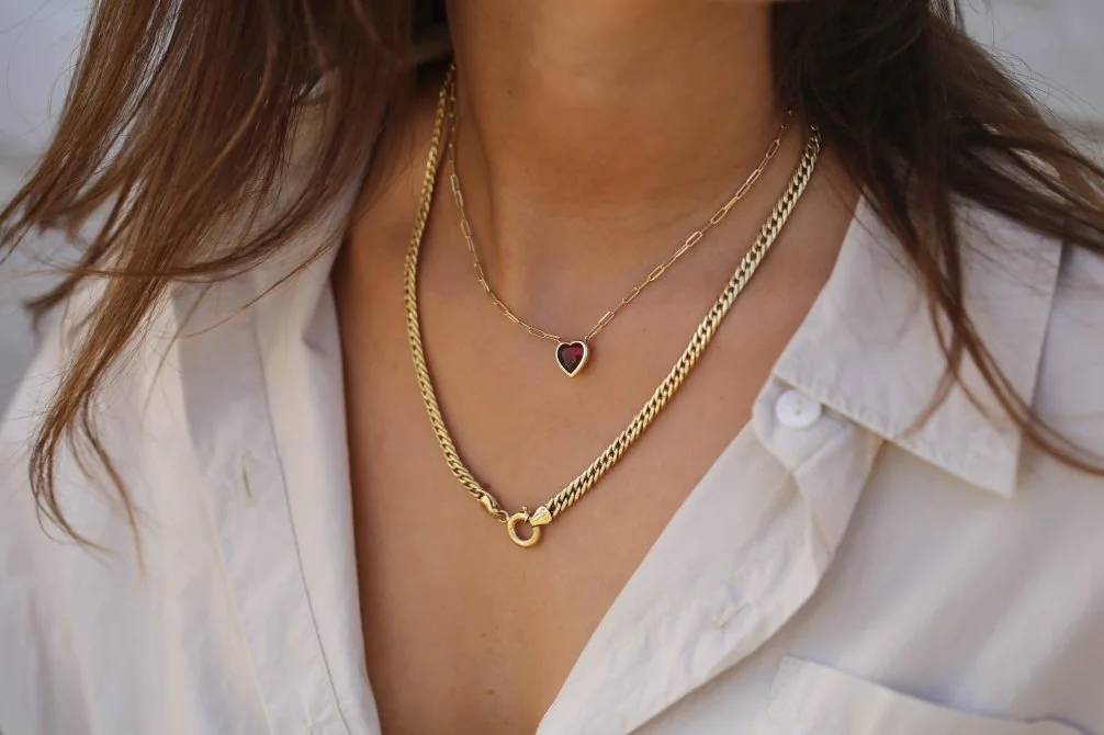 Heart Ruby Kolye (2)