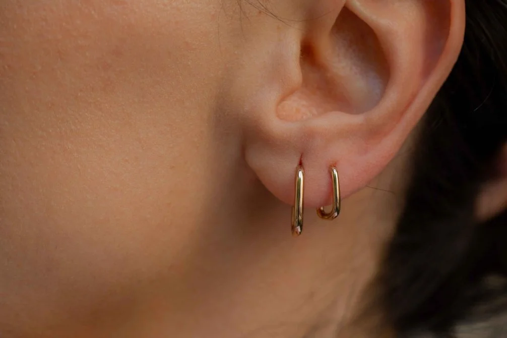 Mini Dikdörtgen Küpe (1)