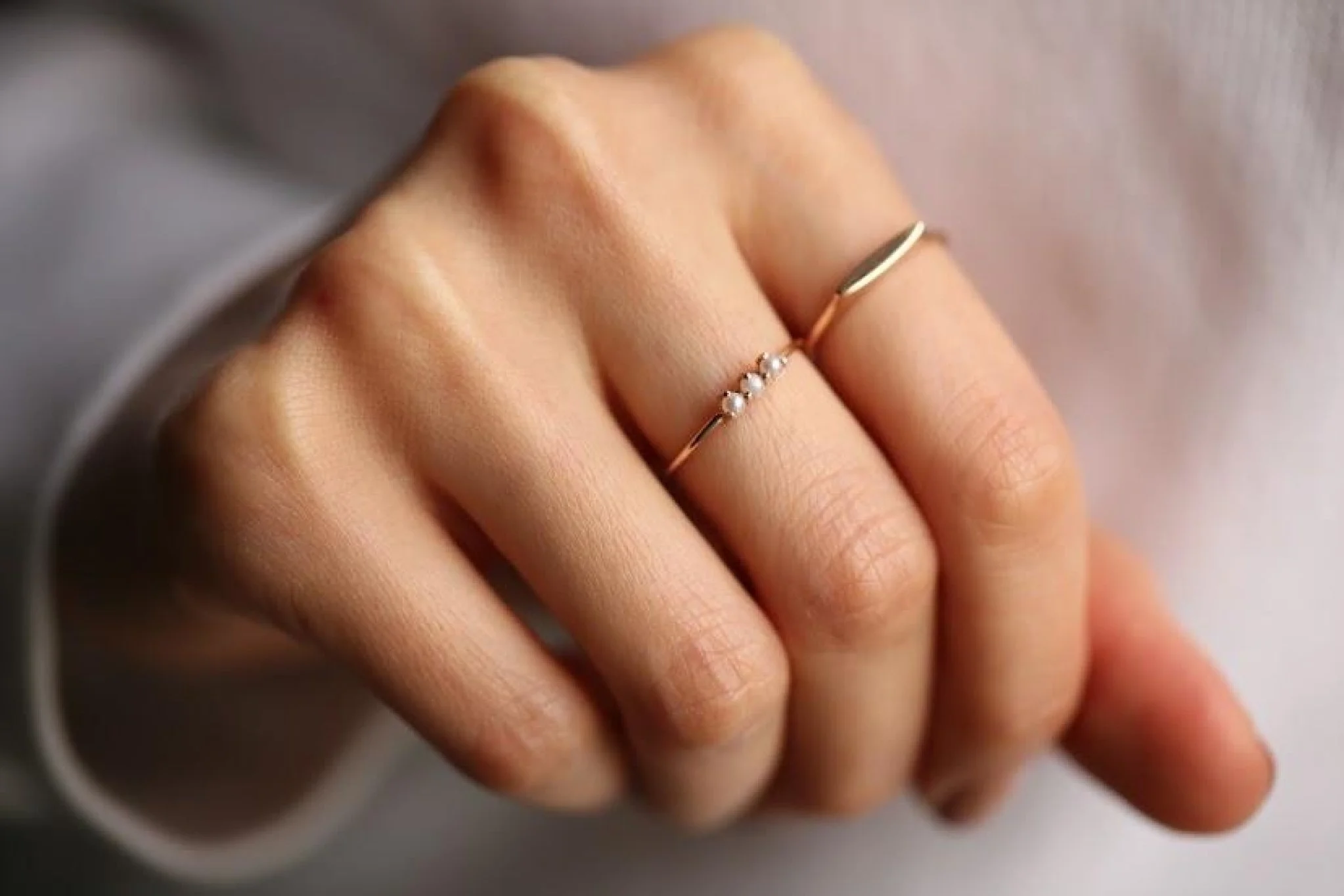 Üç Sıra İnci Yüzük - 1