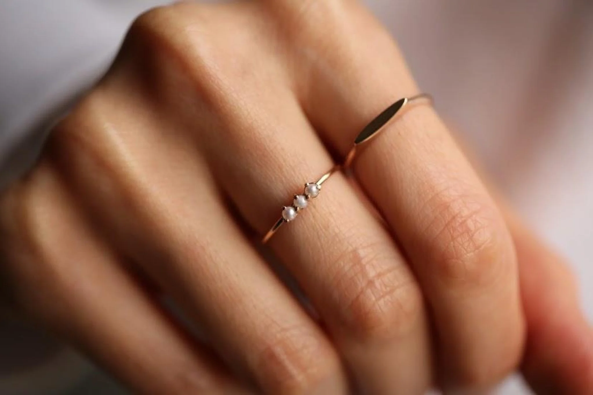 Üç Sıra İnci Yüzük - 4