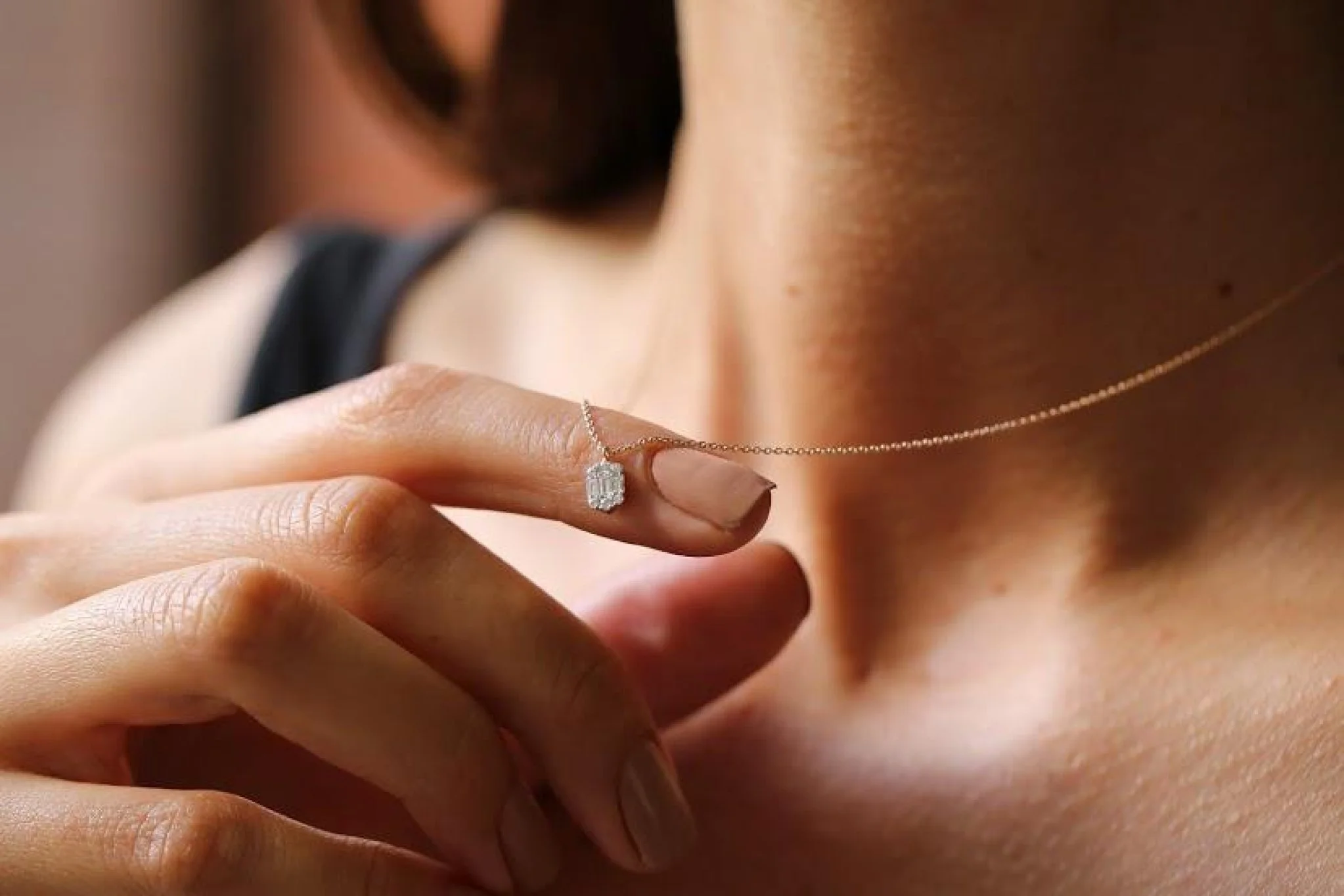 Altıgen Baget Kolye - 3