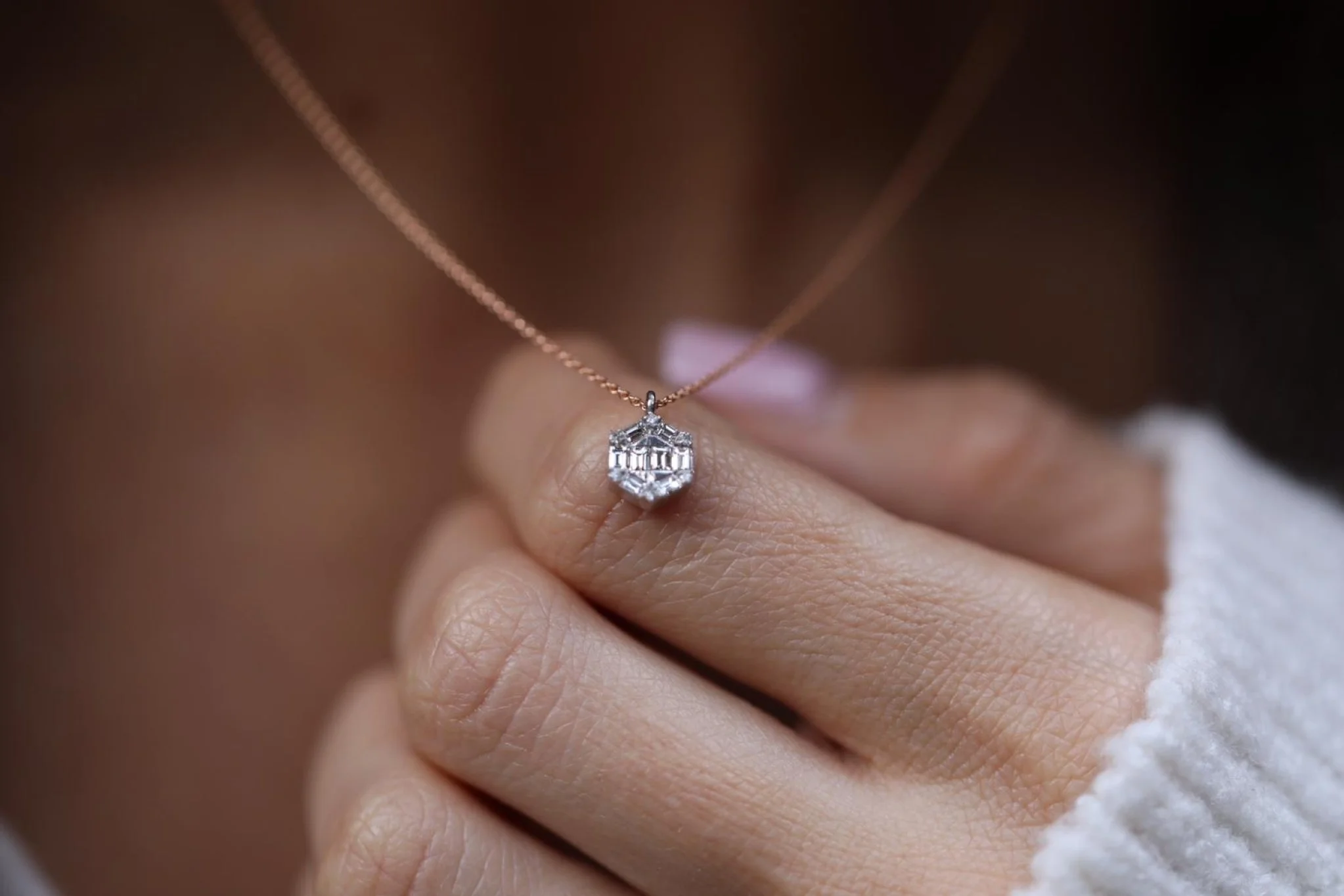 Altıgen Baget Pırlanta - 1