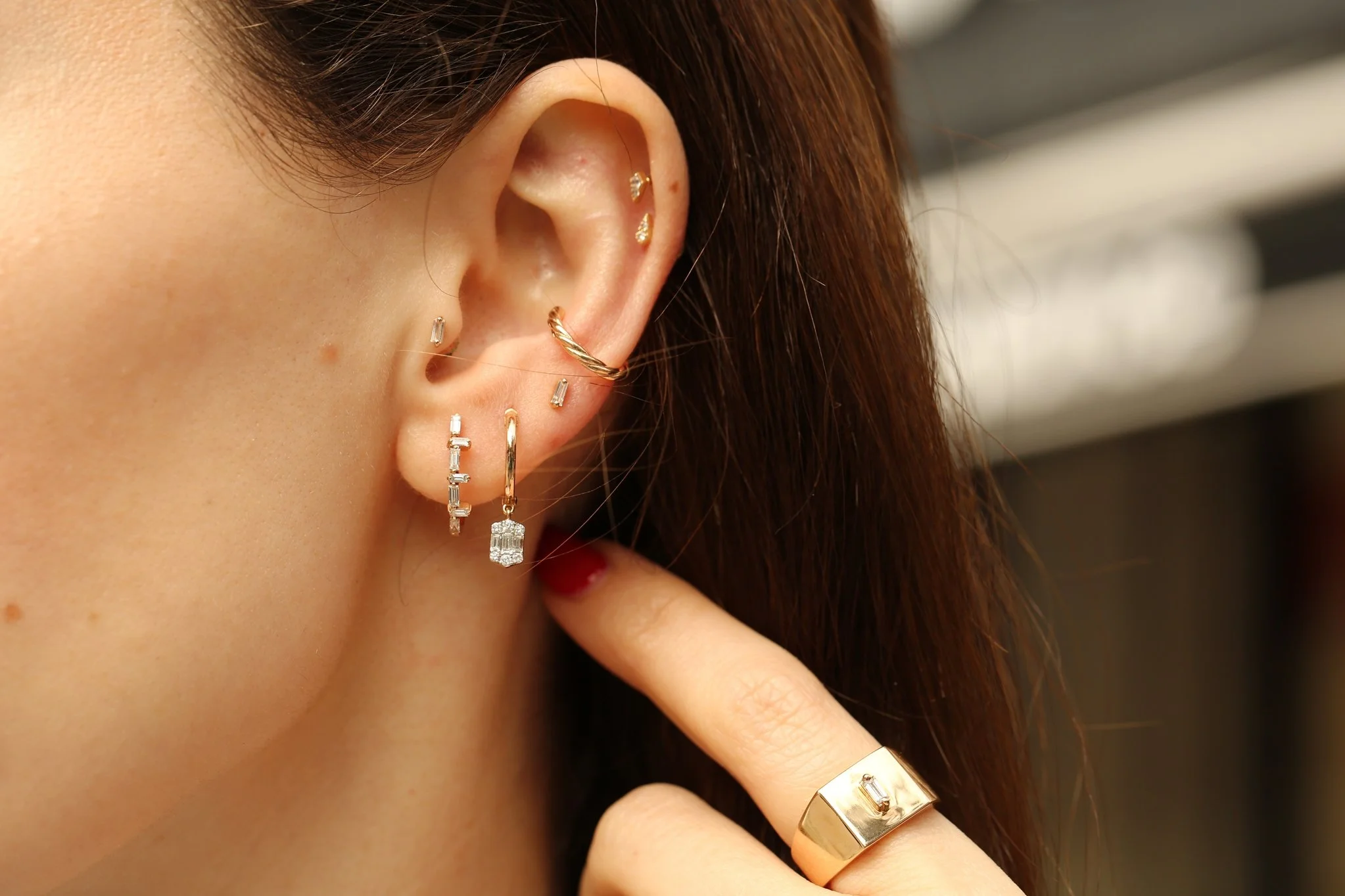 Baget Küpe Altıgen - 2