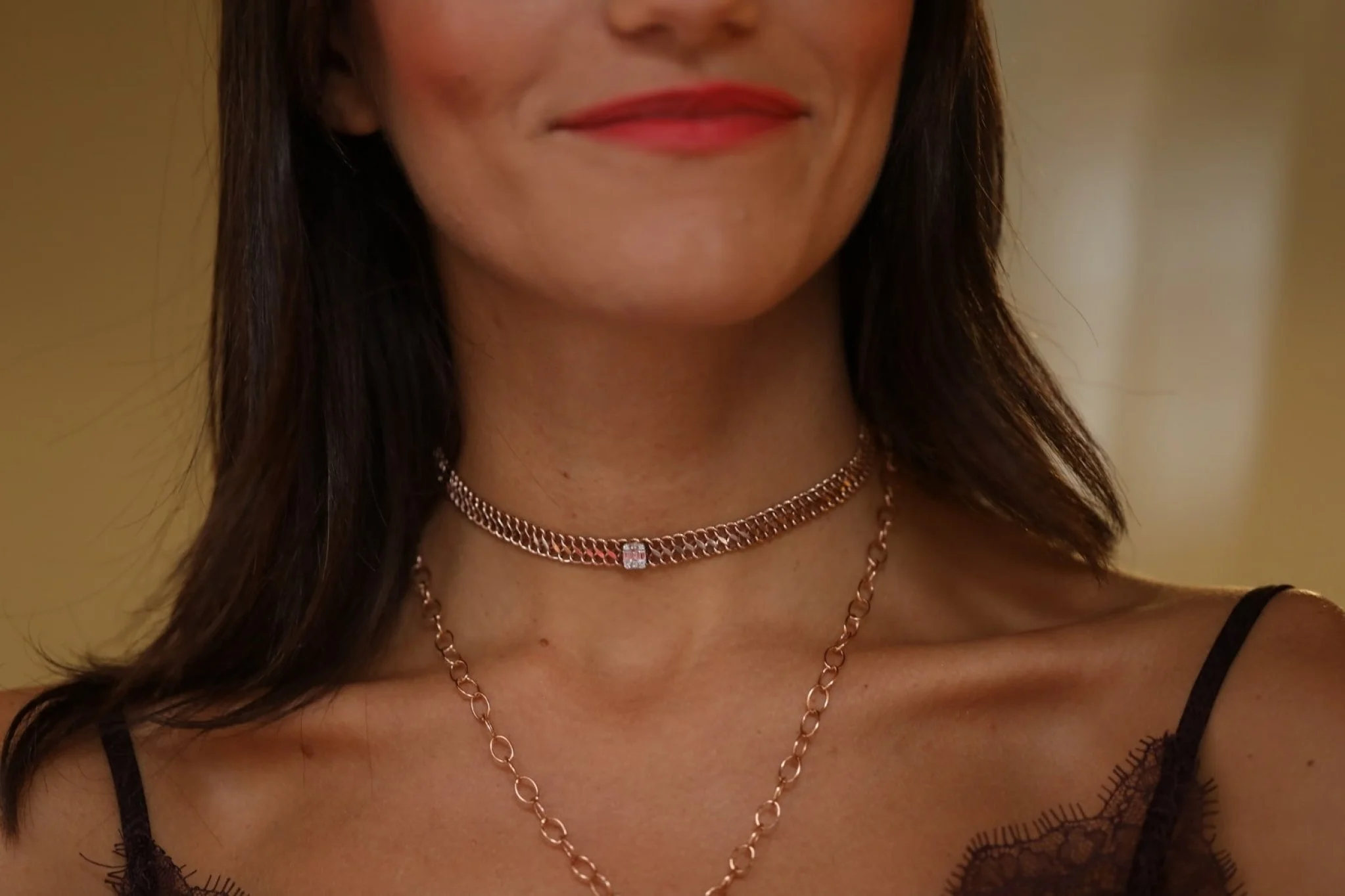 Baget Pırlanta Choker - 1