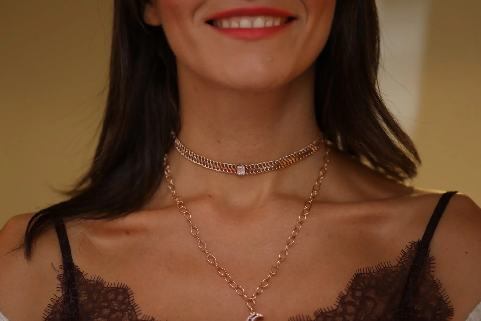 Baget Pırlanta Choker - 4
