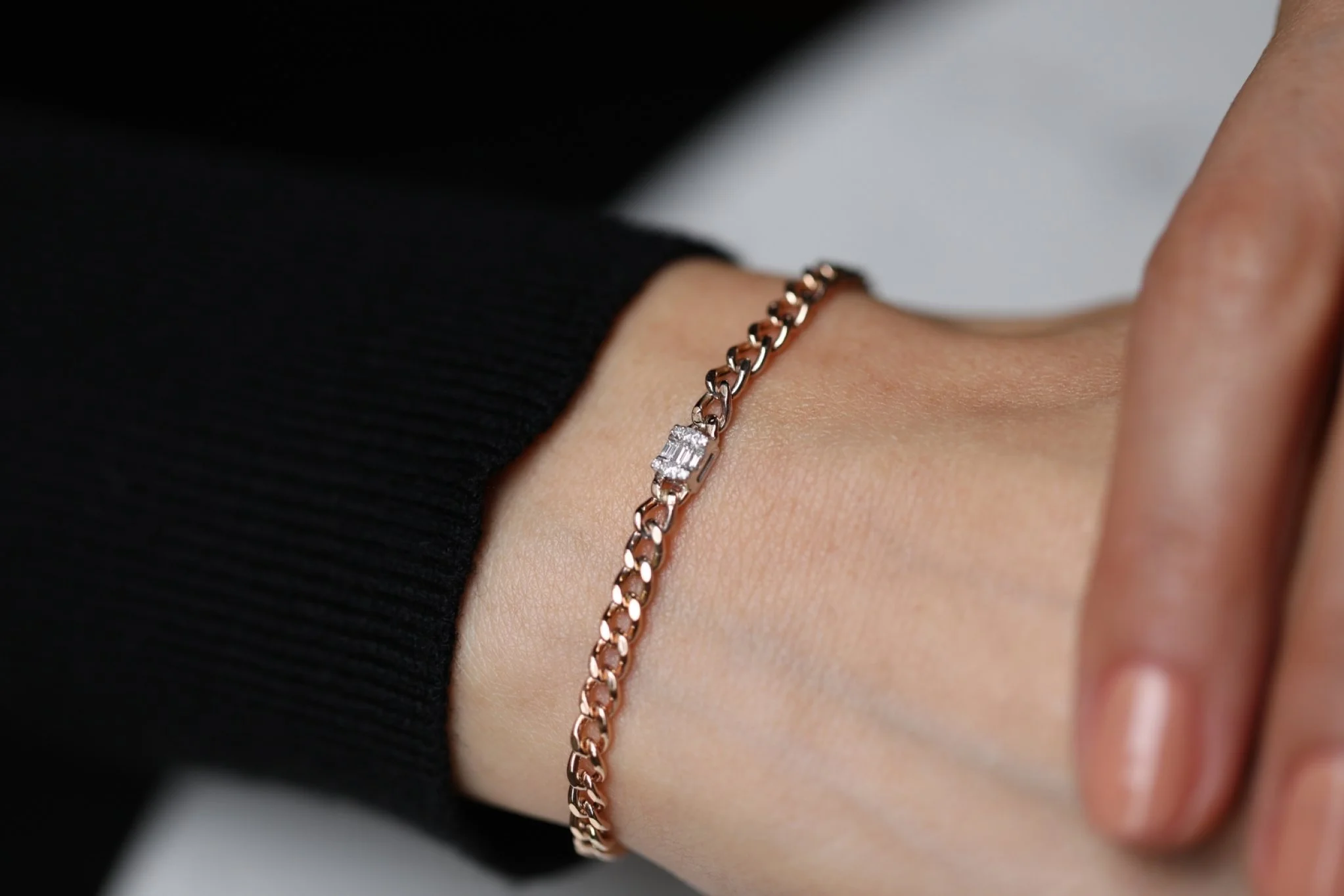 Künye Pırlanta Bilezik - 1