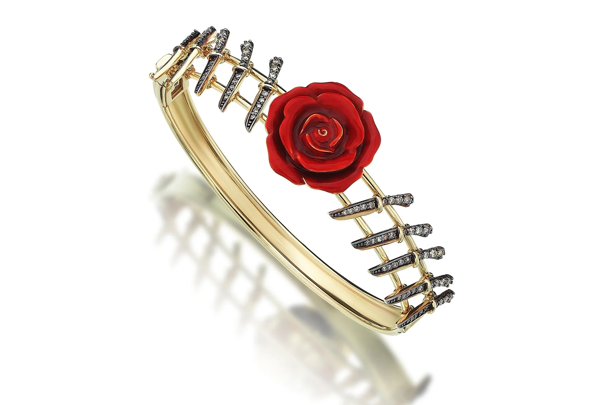 Bıçak ve Gül Bangle - 2