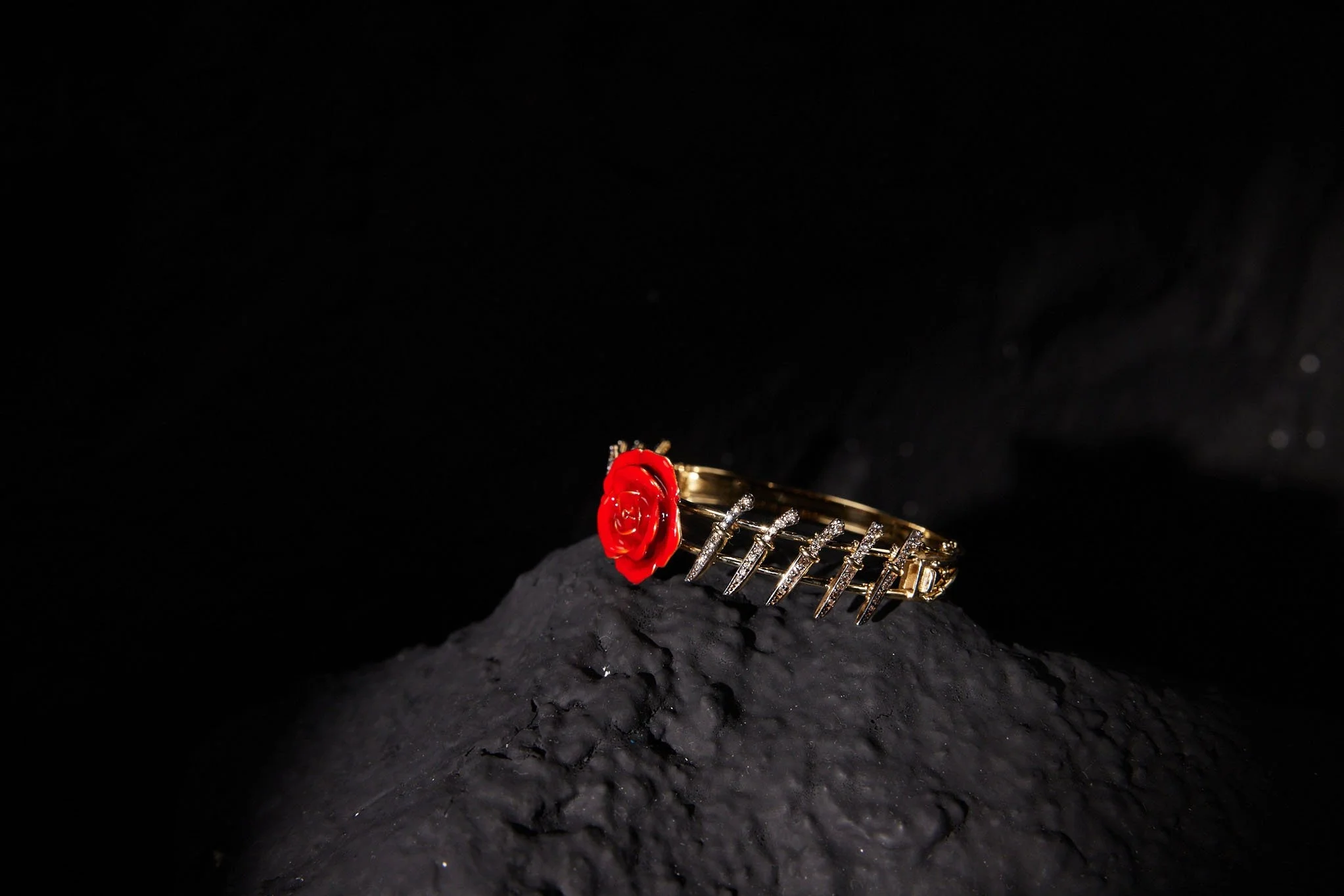 Bıçak ve Gül Bangle - 4