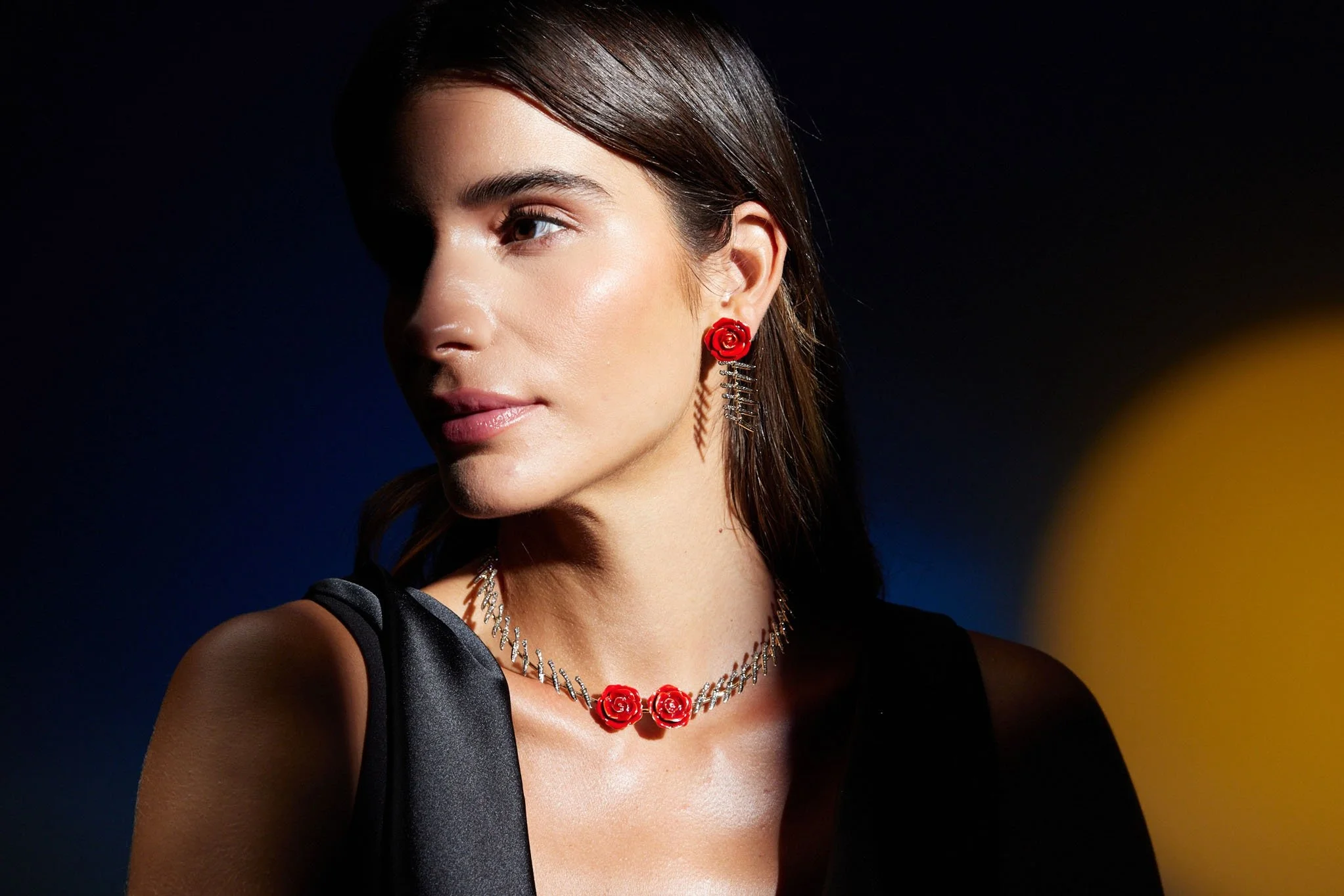 Bıçak ve Gül Earring - 3