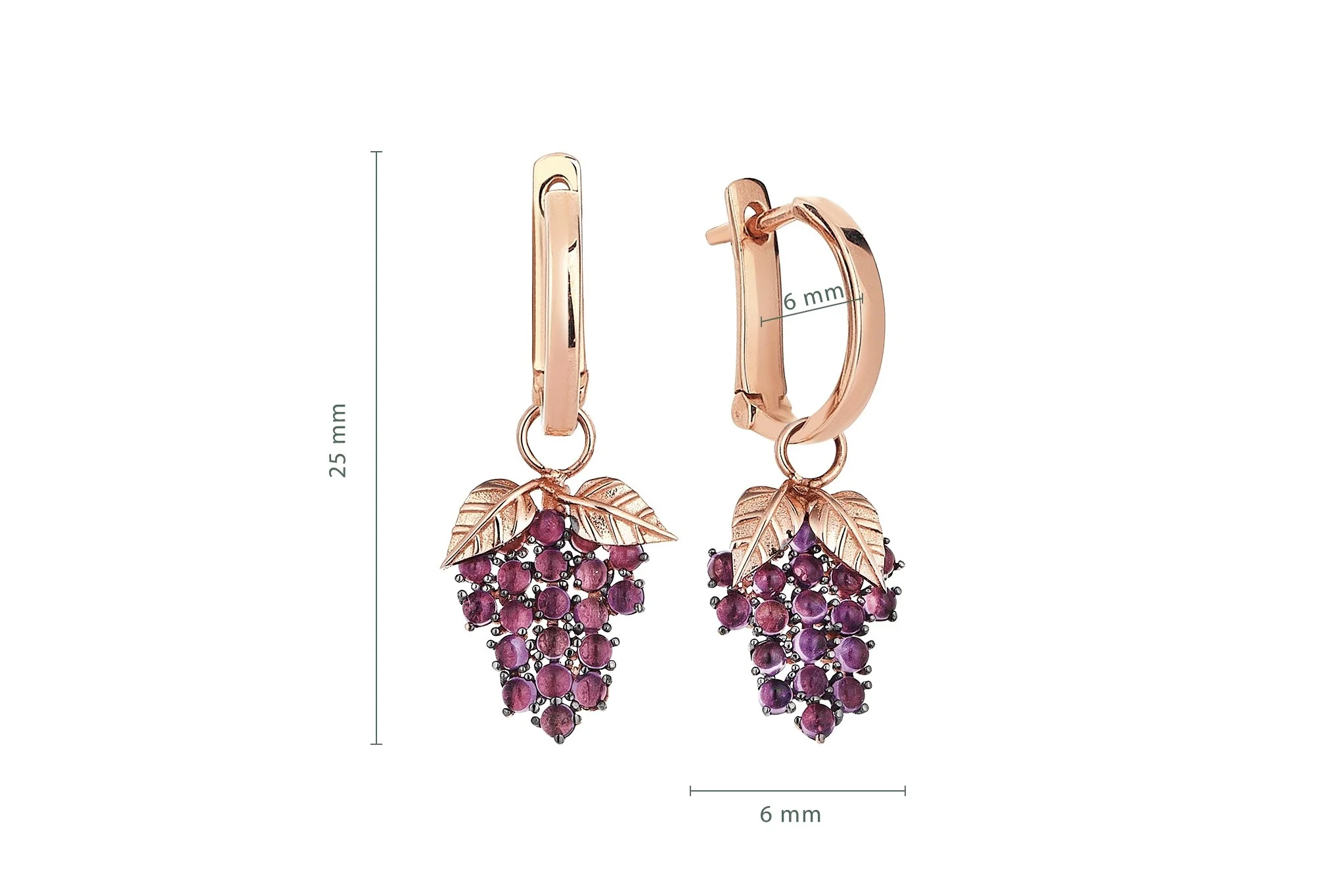 Böğürtlen Küpe - 2