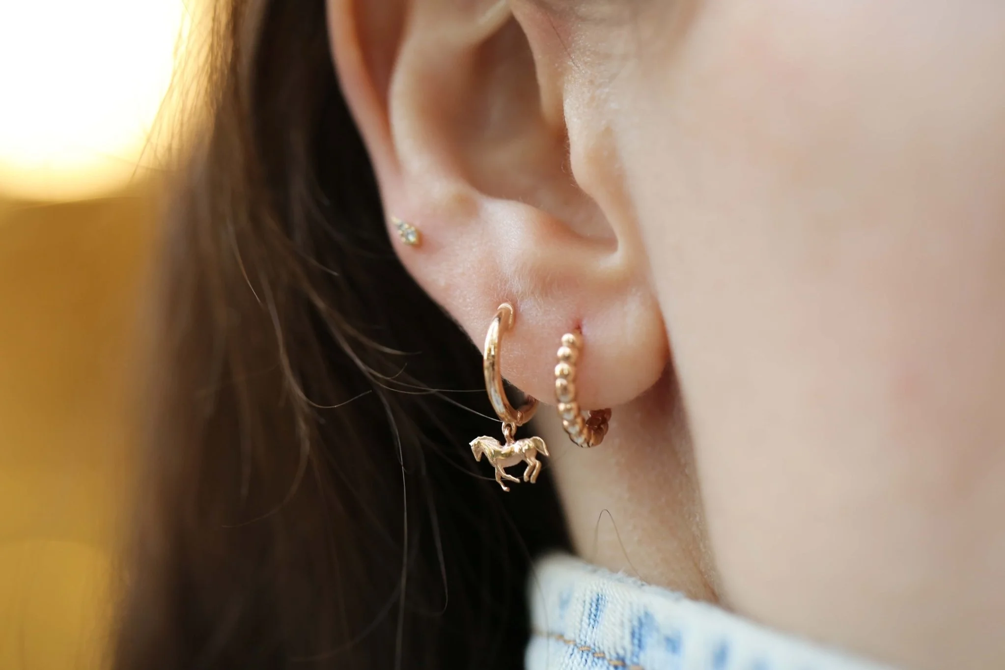 Bold Pilot Halka Küpe - 1