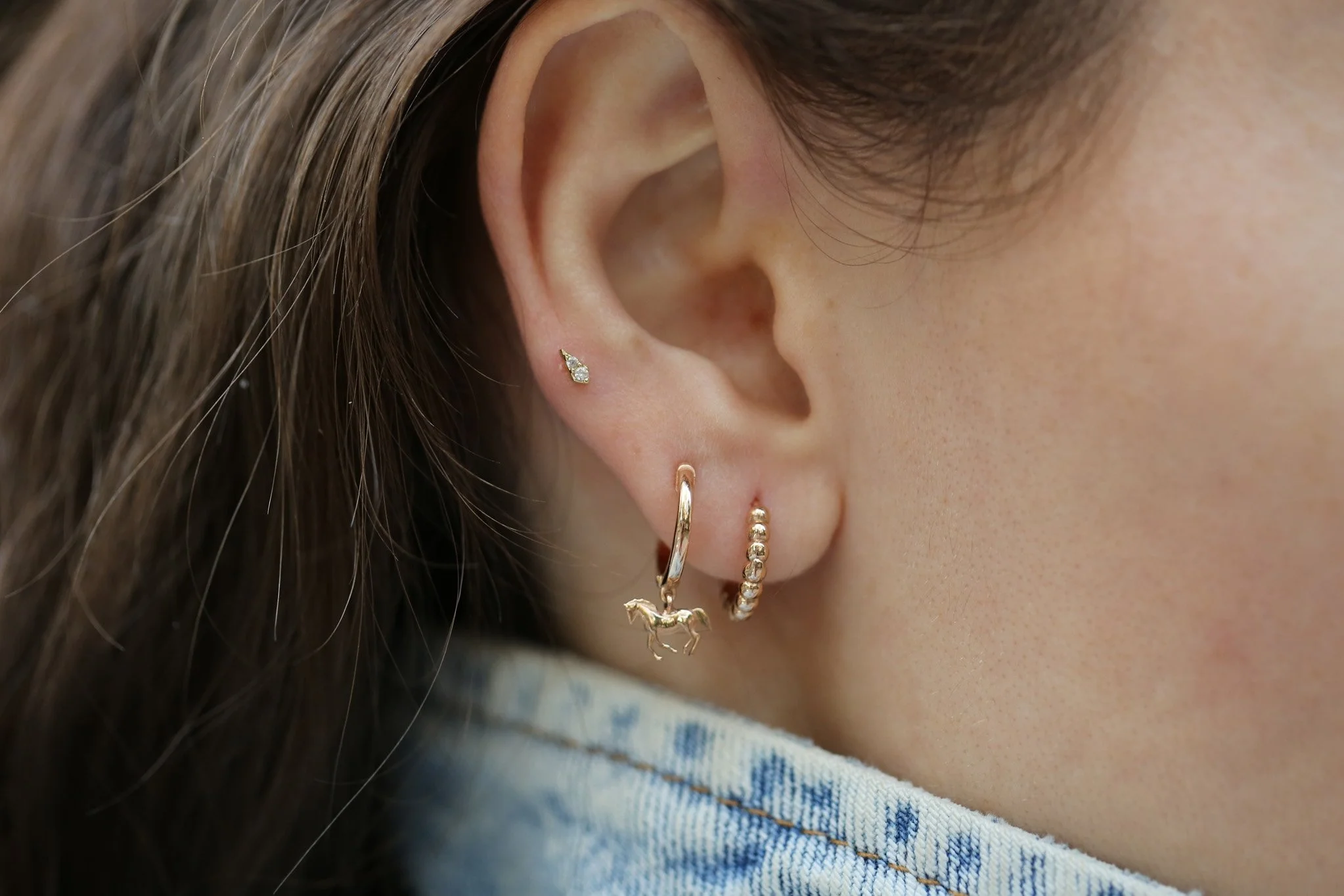 Bold Pilot Halka Küpe - 3