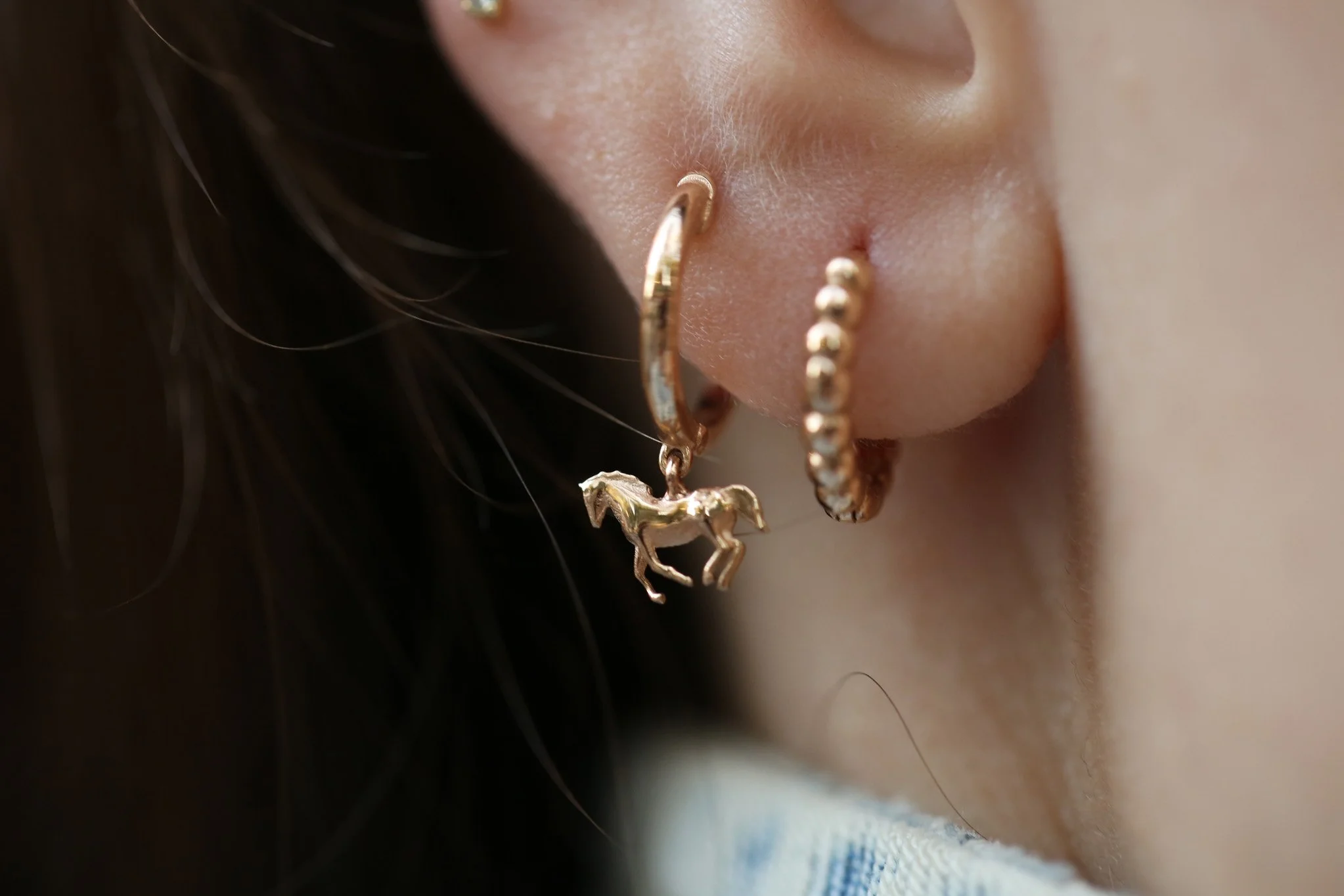 Bold Pilot Halka Küpe - 4