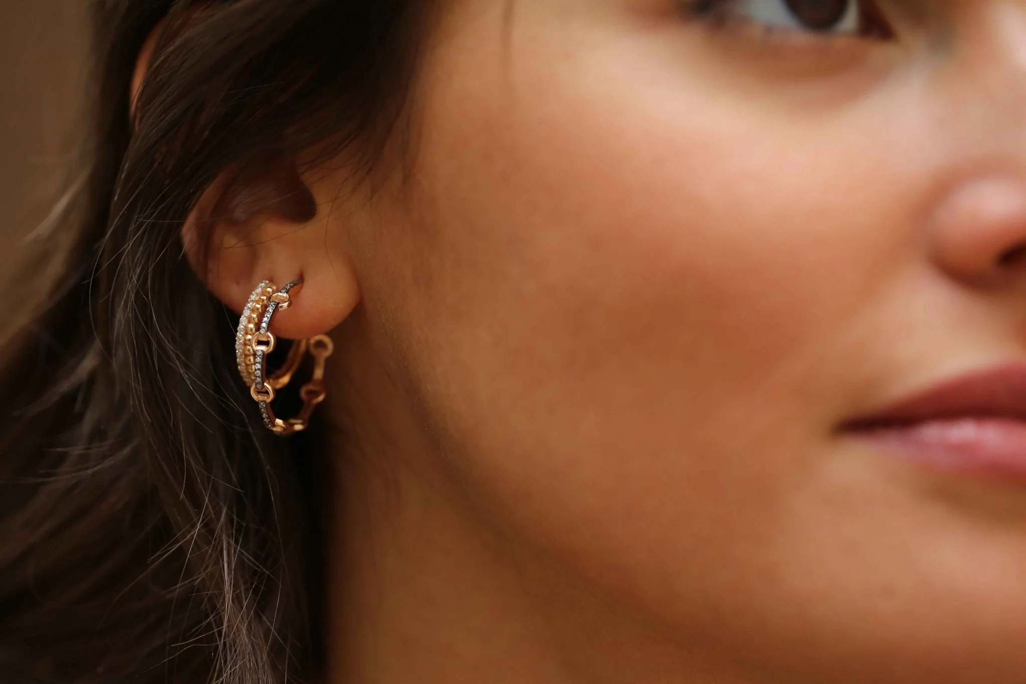 Çaklıt Brown Küpe - 1