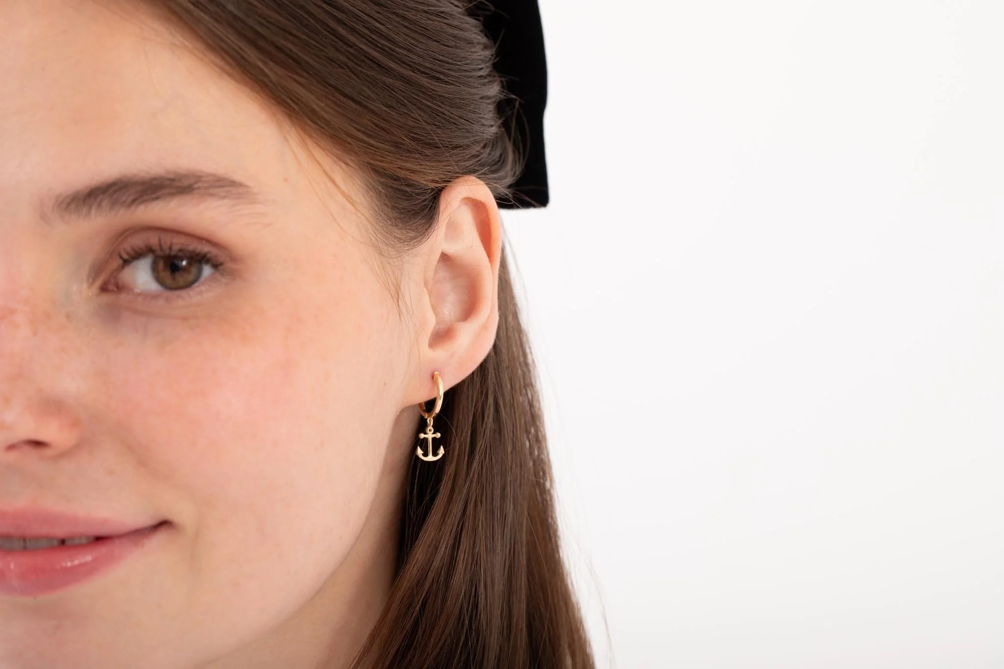 Çapa Halka Küpe - 3