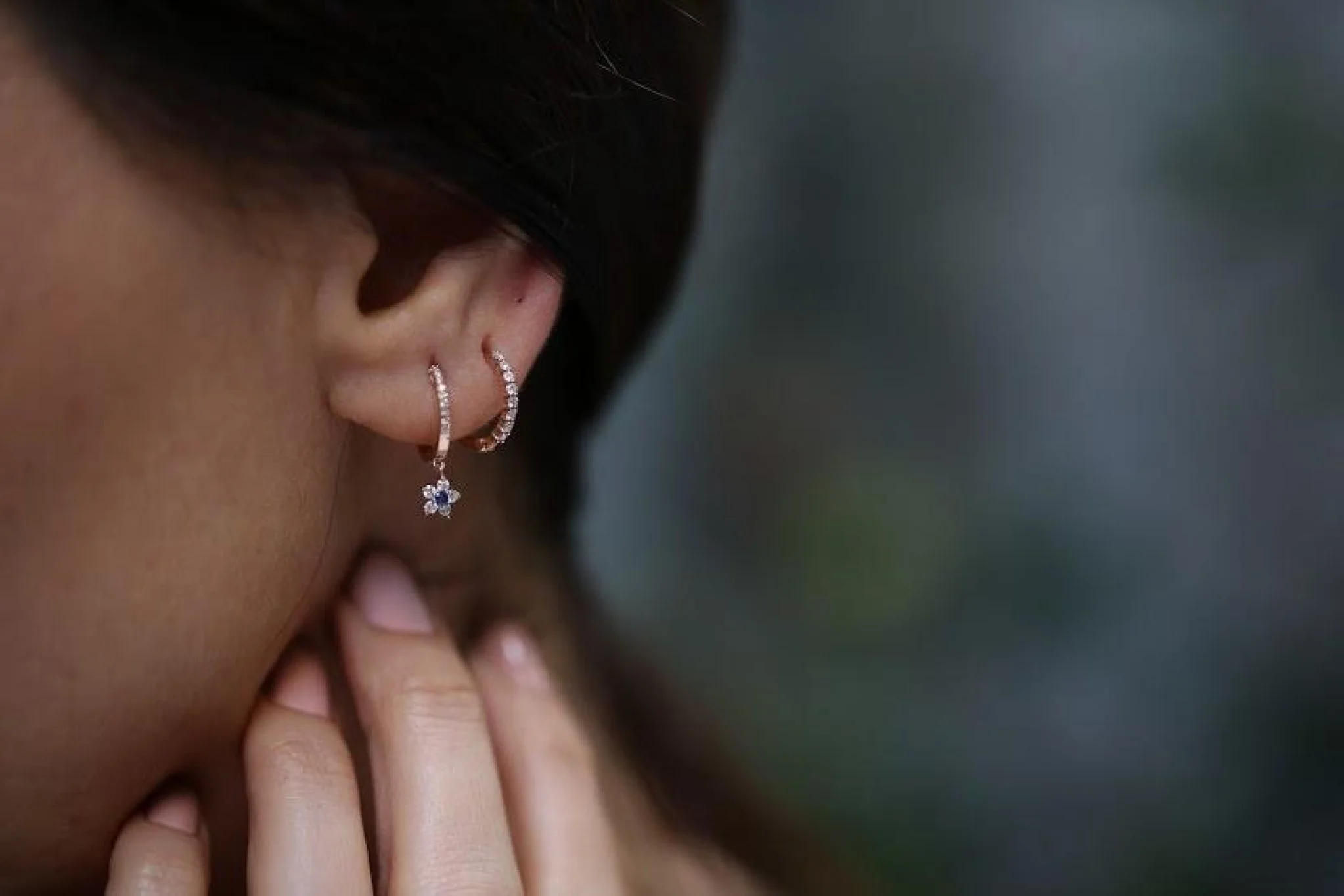 Cemre Safir Küpe - 1