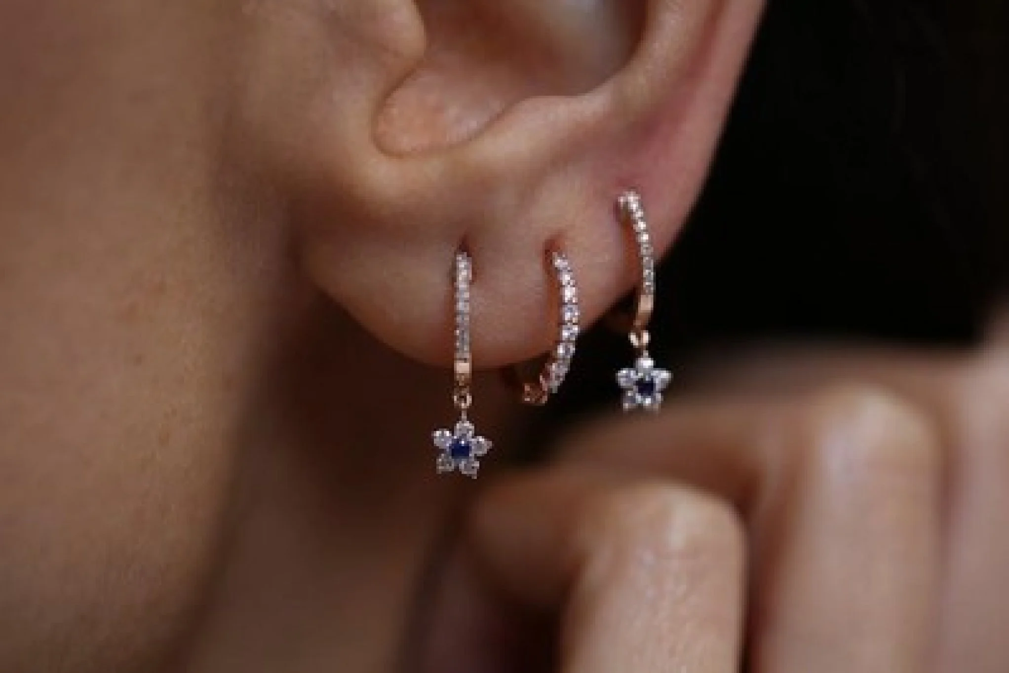 Cemre Safir Küpe - 4