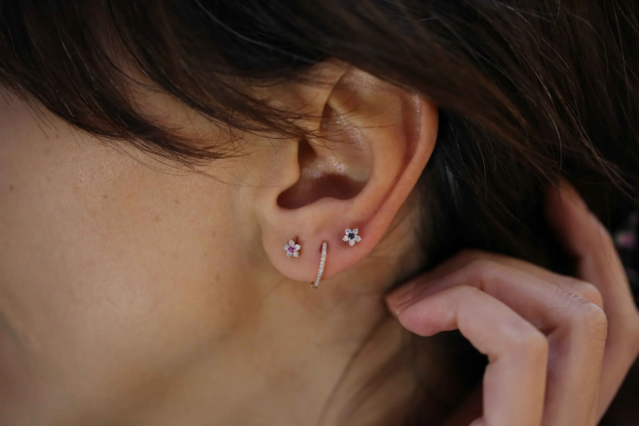 Cemre Yakut Pimli Küpe - 2