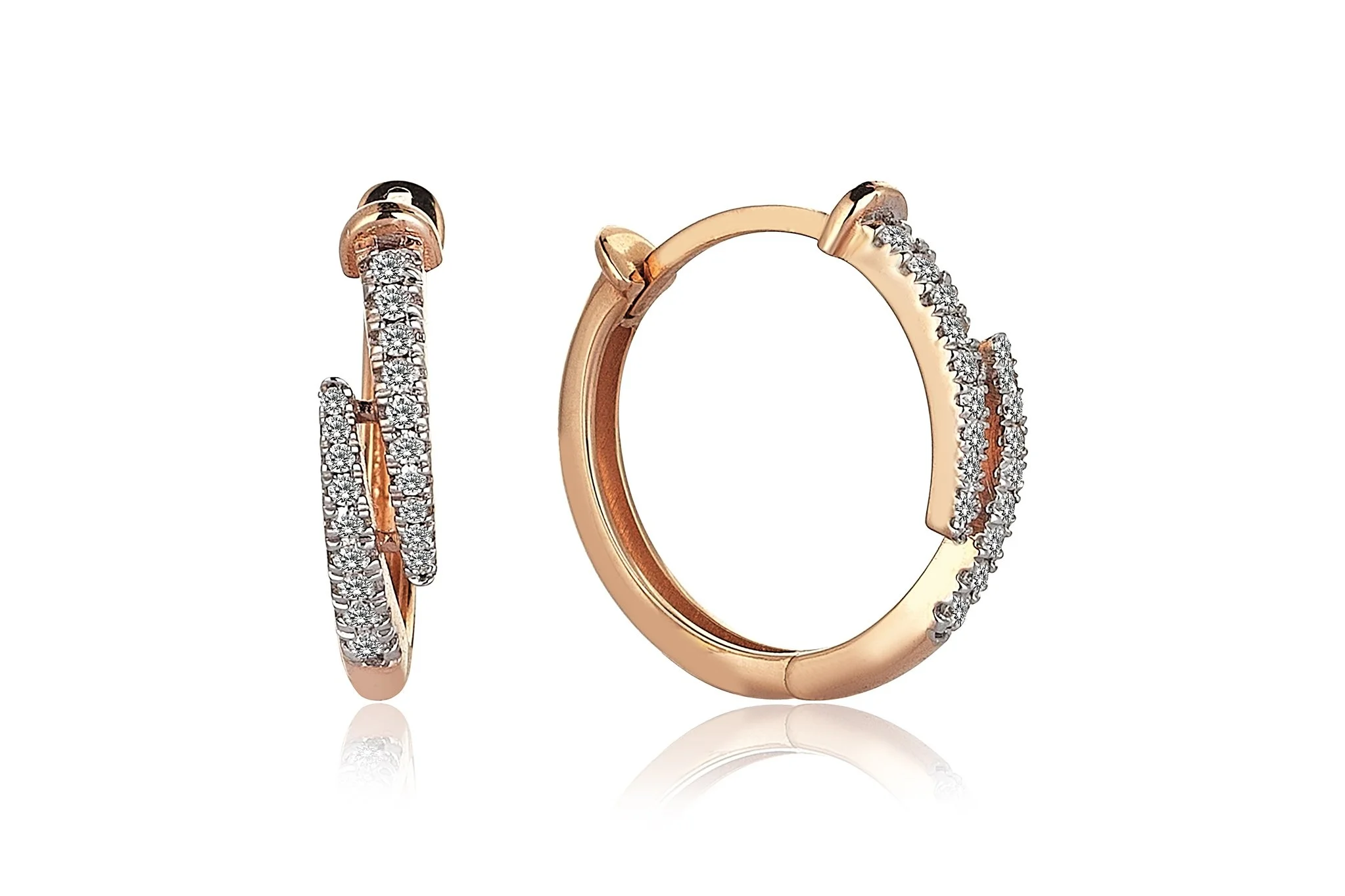 Claw White Earring - 2