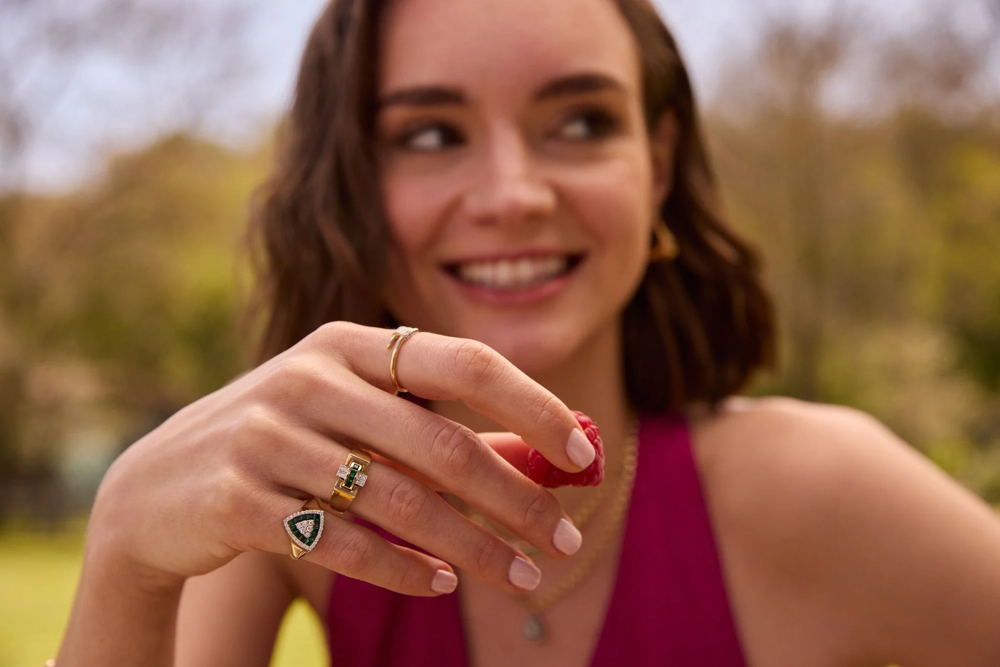 Desert Green Ring - 5