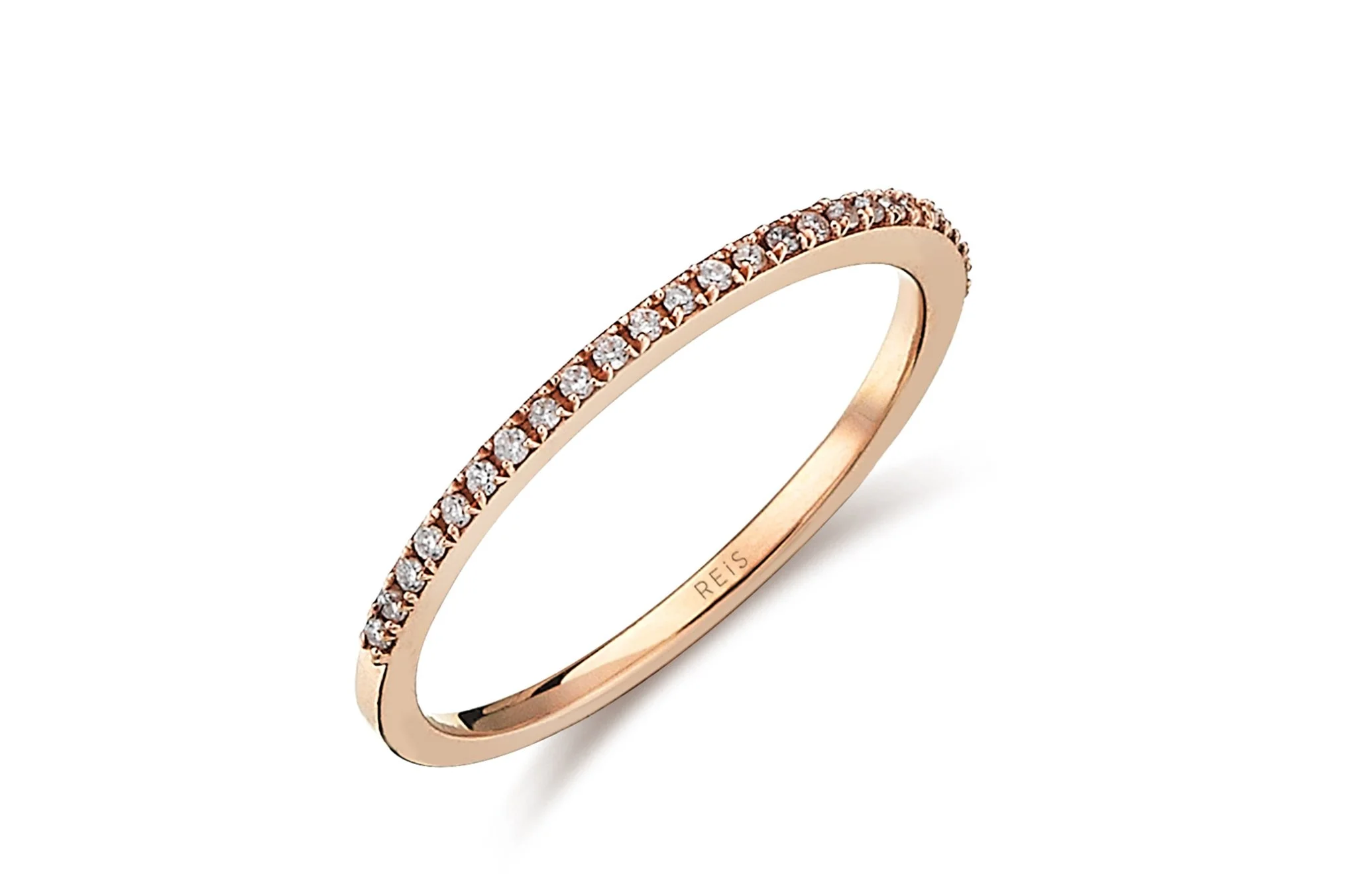 En İnce Yarım Tur Pırlanta Yüzük - 2