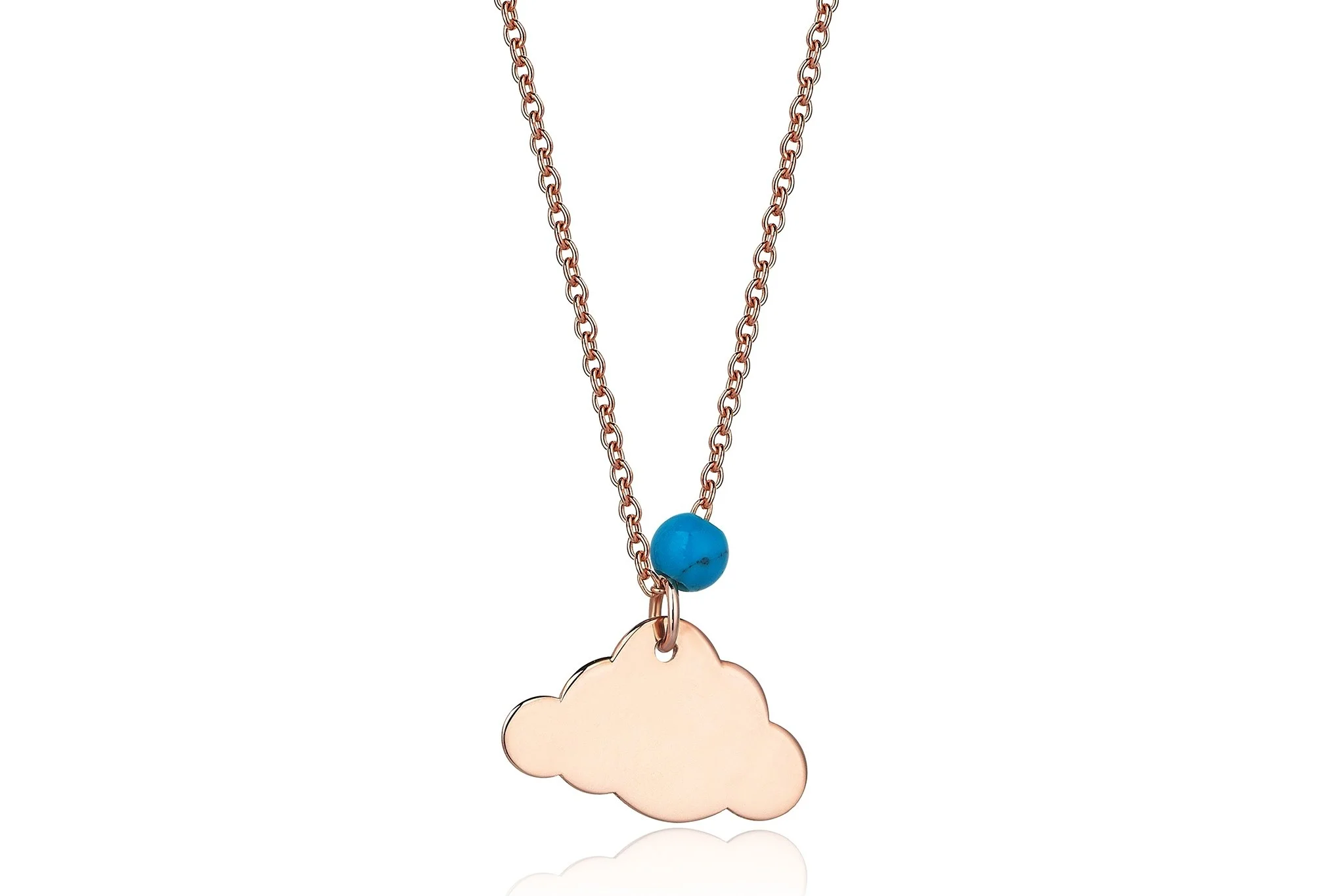 Firuze Taşlı Bulut Kolye - 2