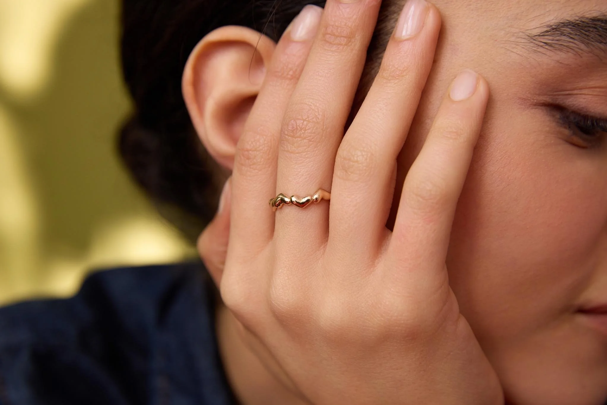 Fully Peanut Heart Ring - 1