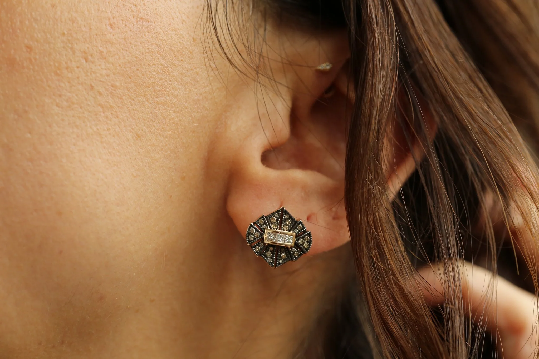 Gotham Grey Earring - 1