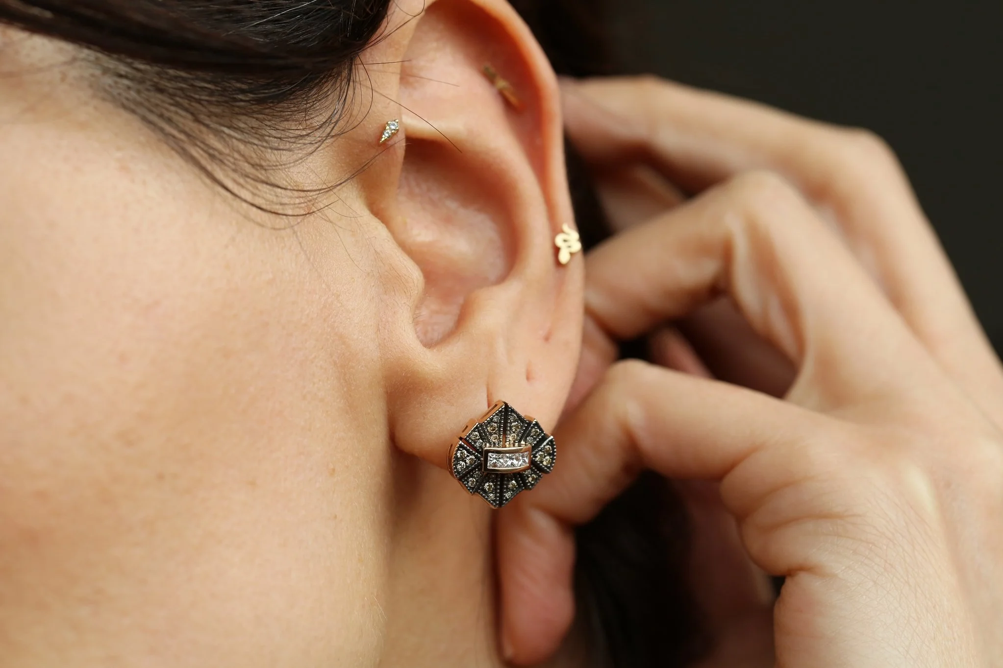 Gotham Grey Earring - 6