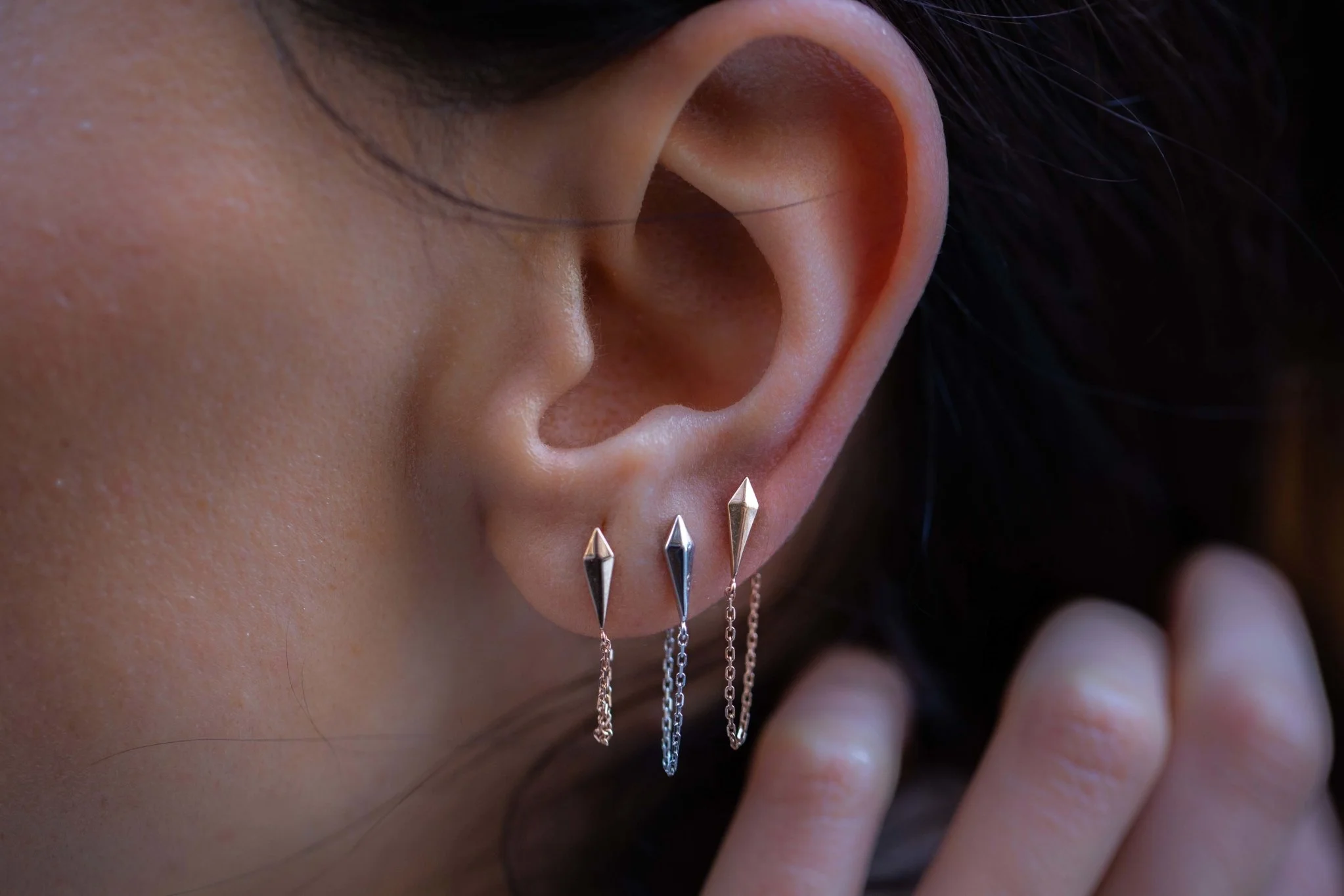 Grande Zincir Küpe - 1