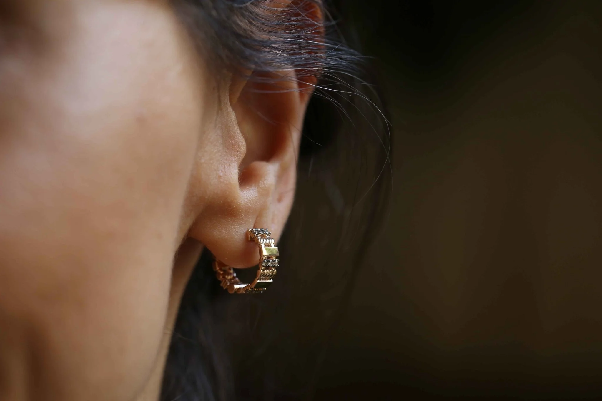 Hasır Konyak Küpe - 4