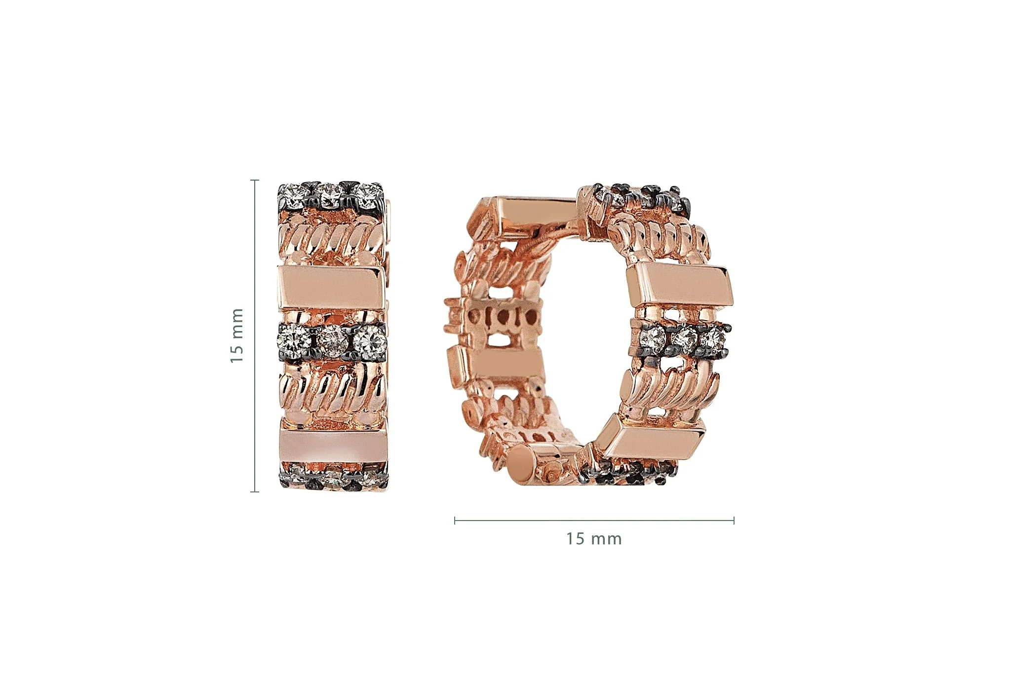 Hasır Konyak Küpe - 2