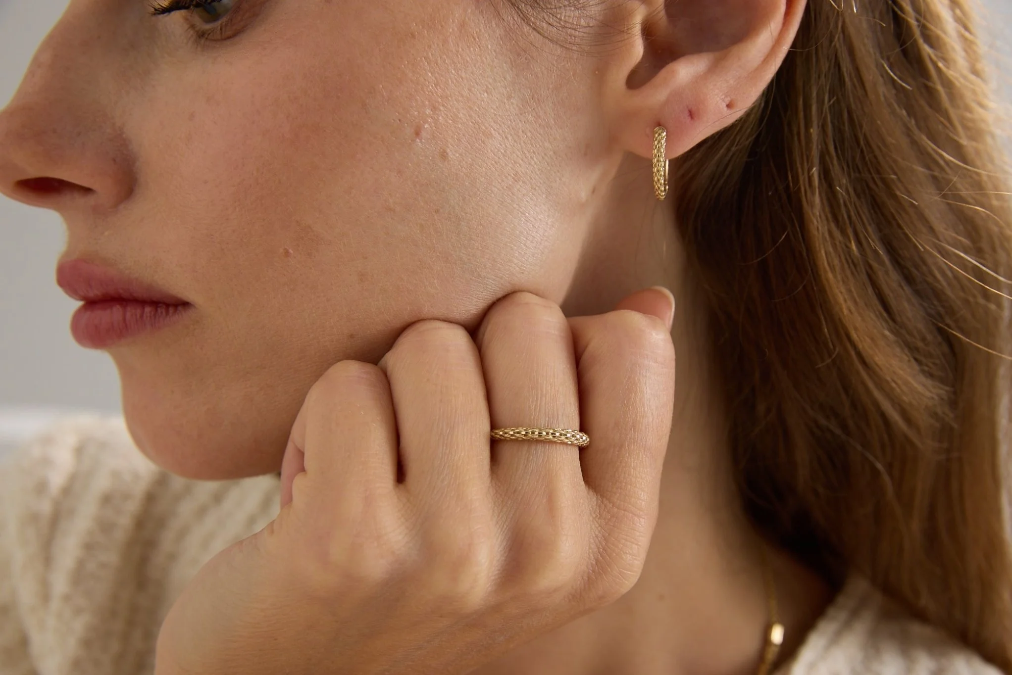 Hasır Thin Ring - 3