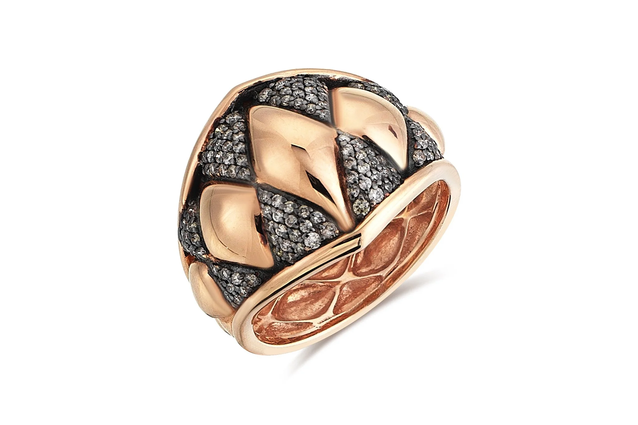 Bold Cognac Ring - 2