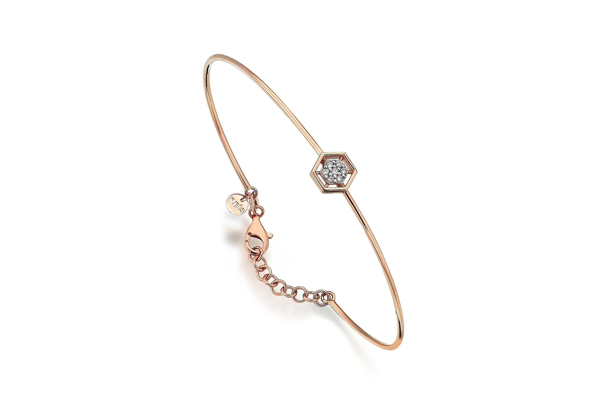 Hexa White Bangle - 2