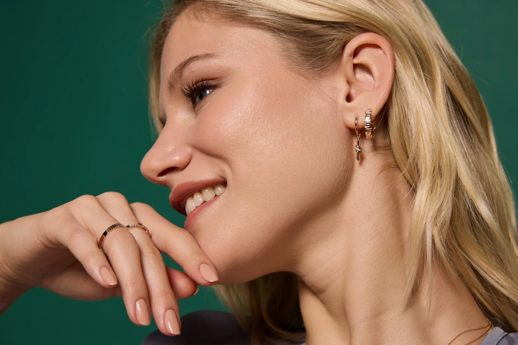 İnce Zig Zag Küpe - 3