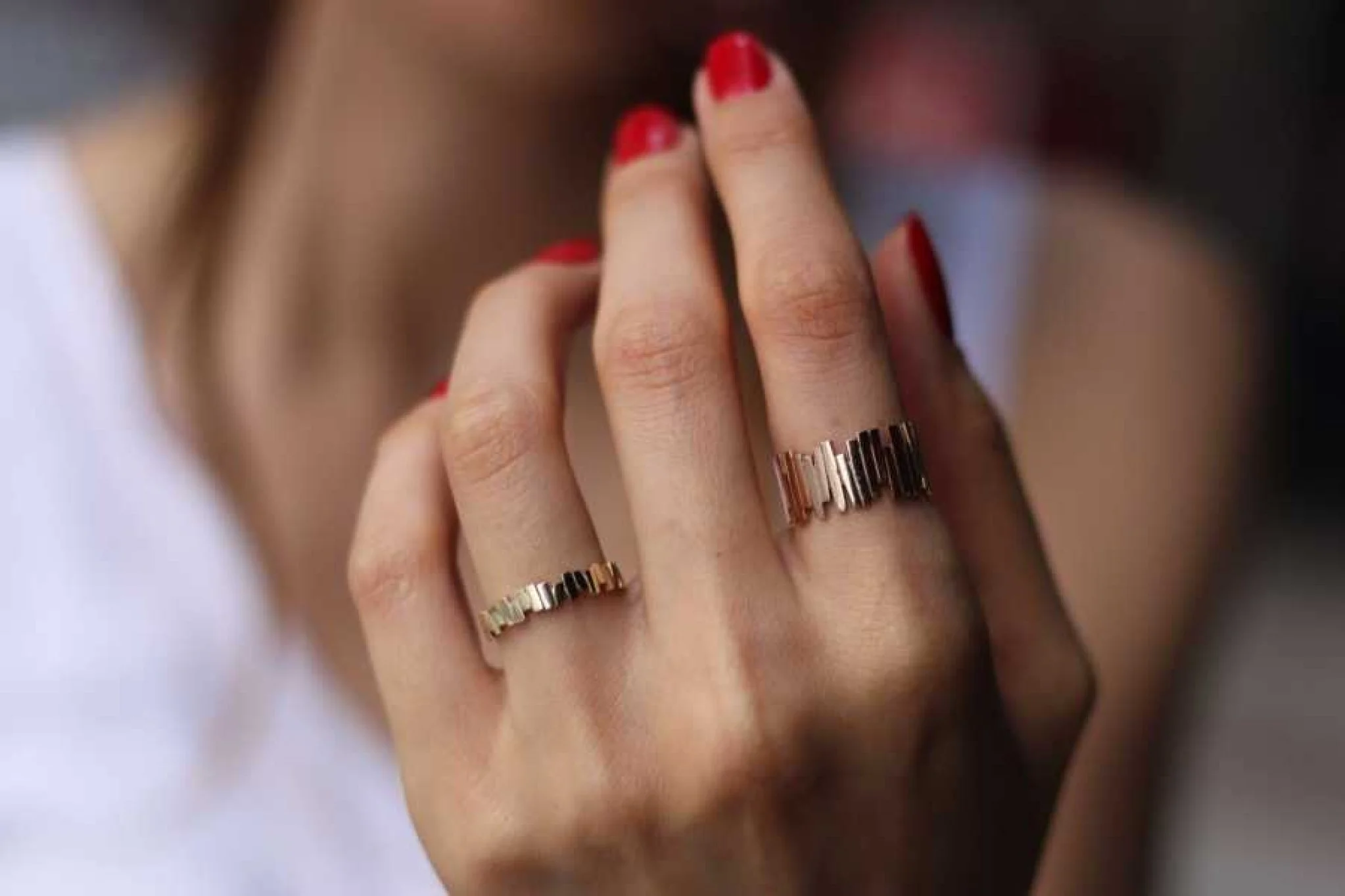 İnce Zig Zag Yüzük - 1