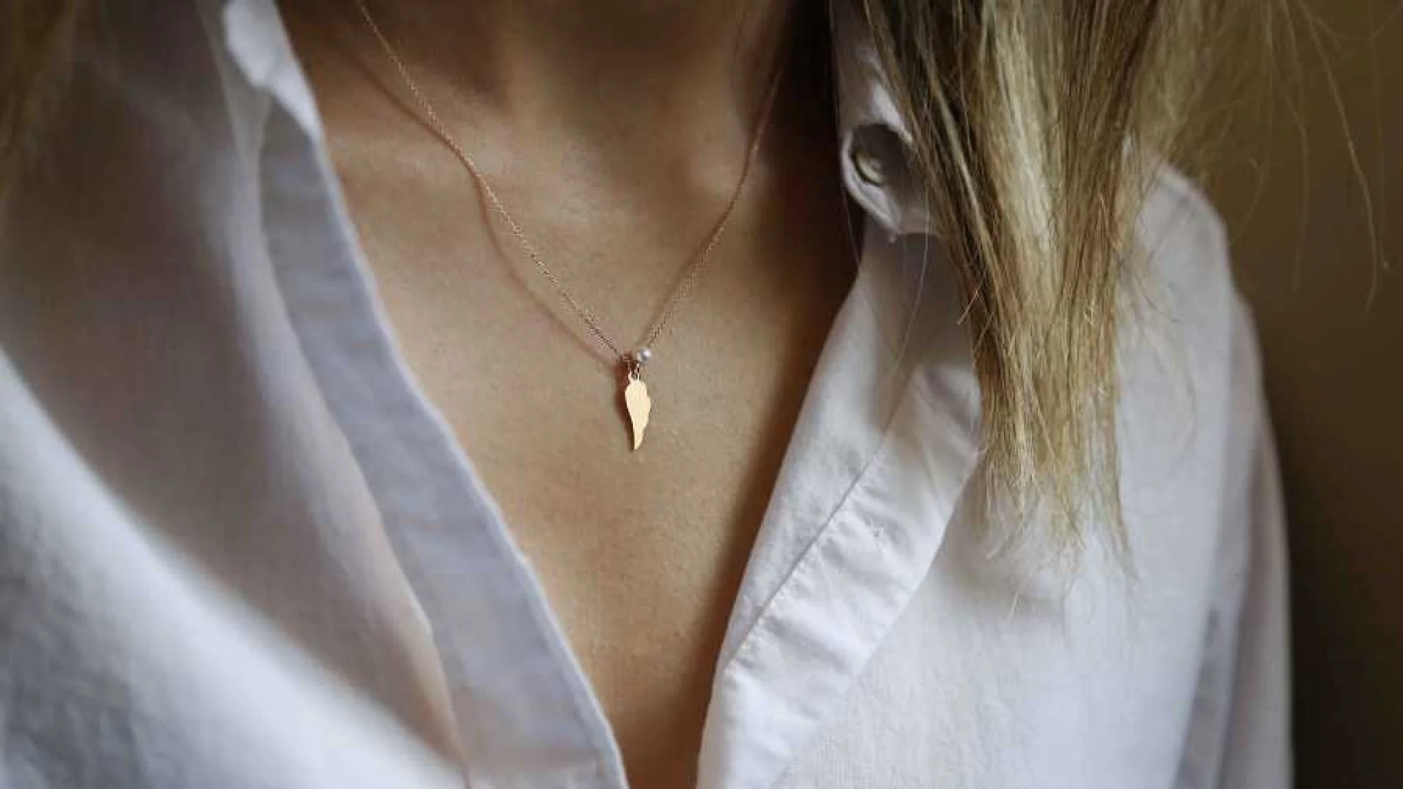 İnci Taşlı Melek Kanadı - 1