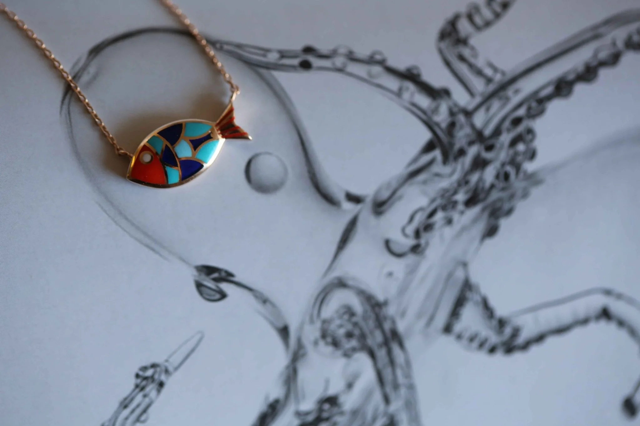 Karnaval Fish Kolye - 4