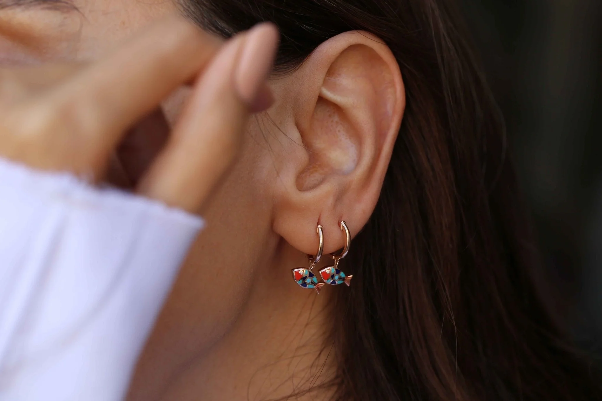 Karnaval Fish Küpe - 1