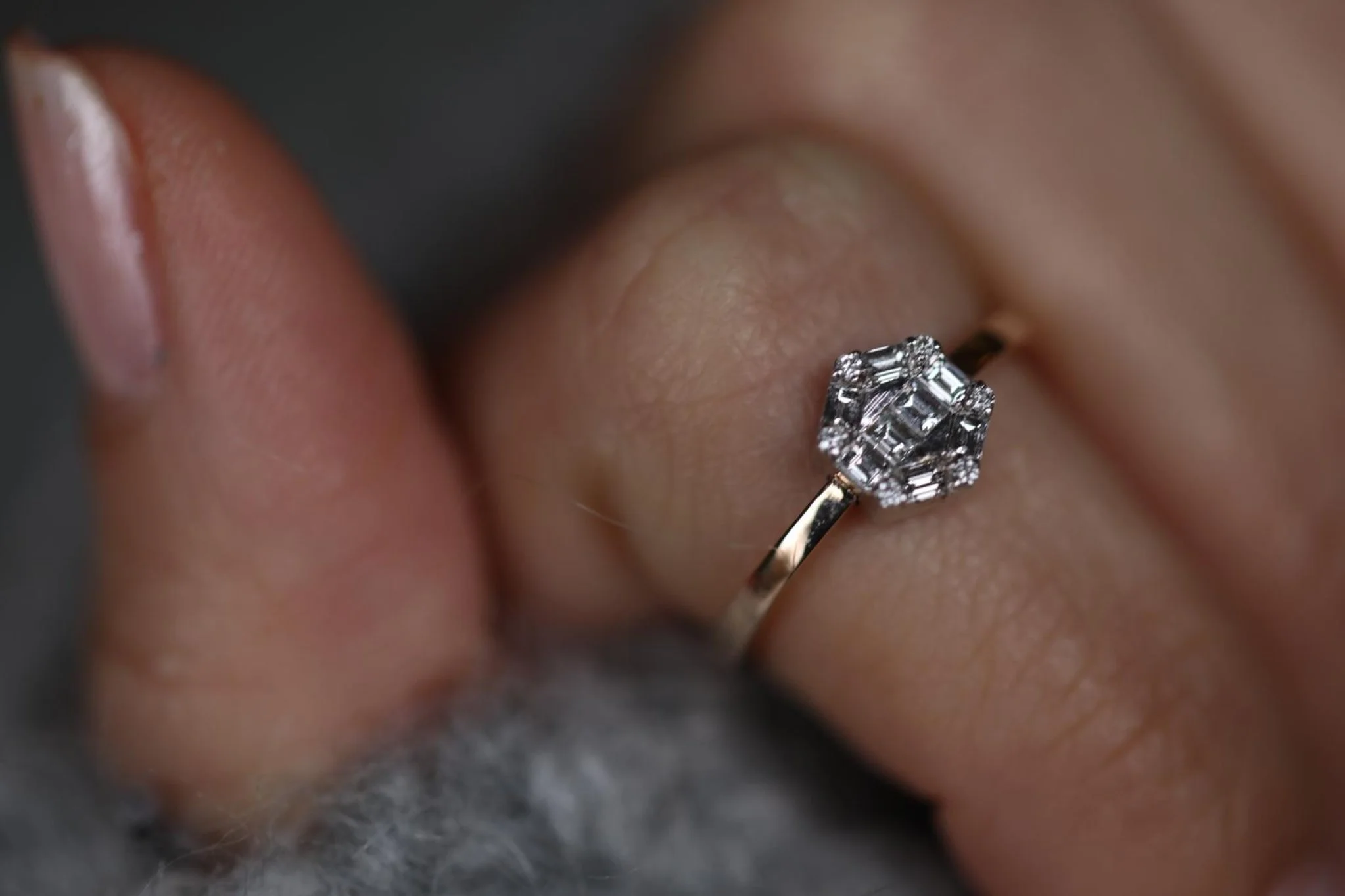 Altıgen Baget Yüzük - 1