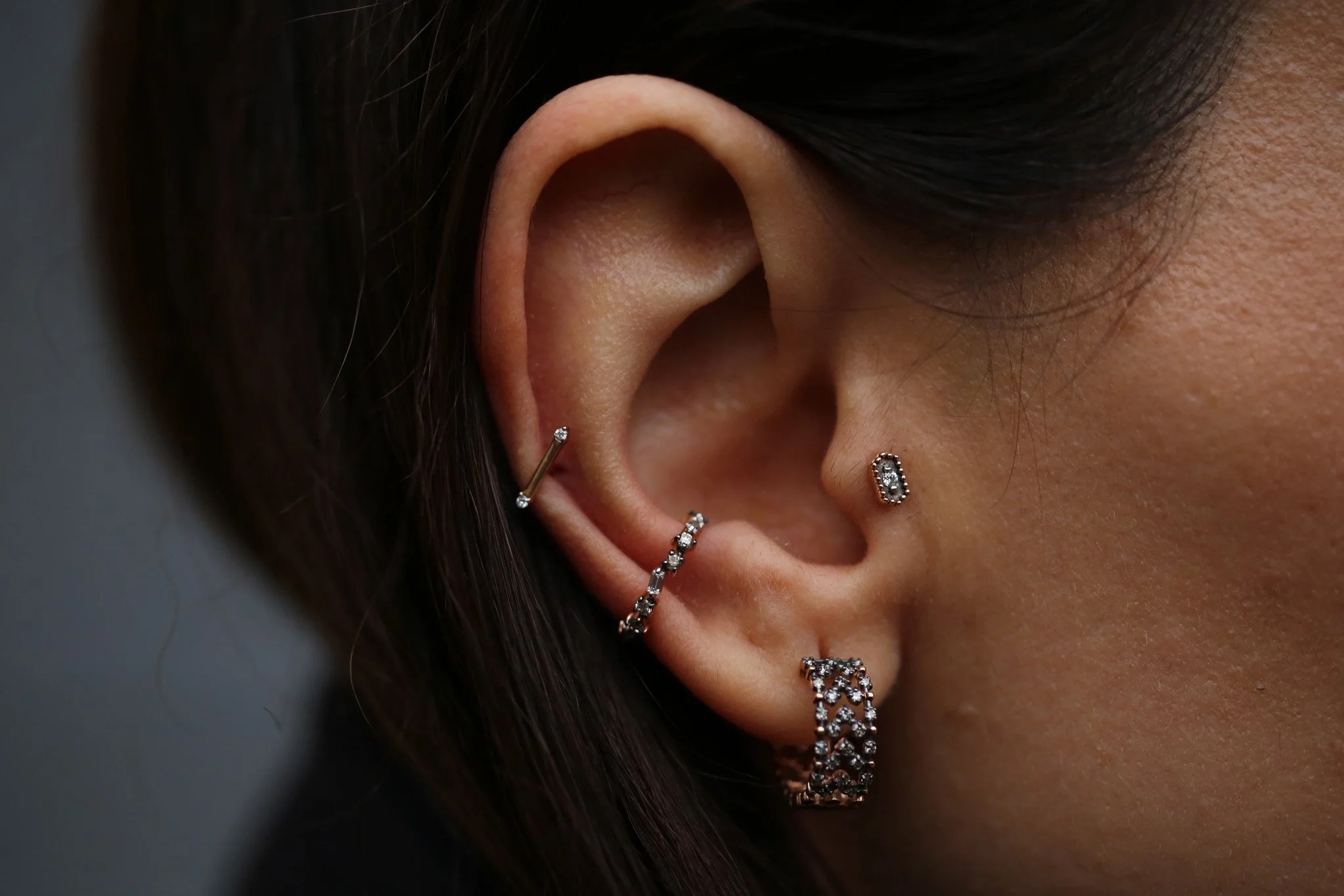 Loure Shine Brown Earring - 2