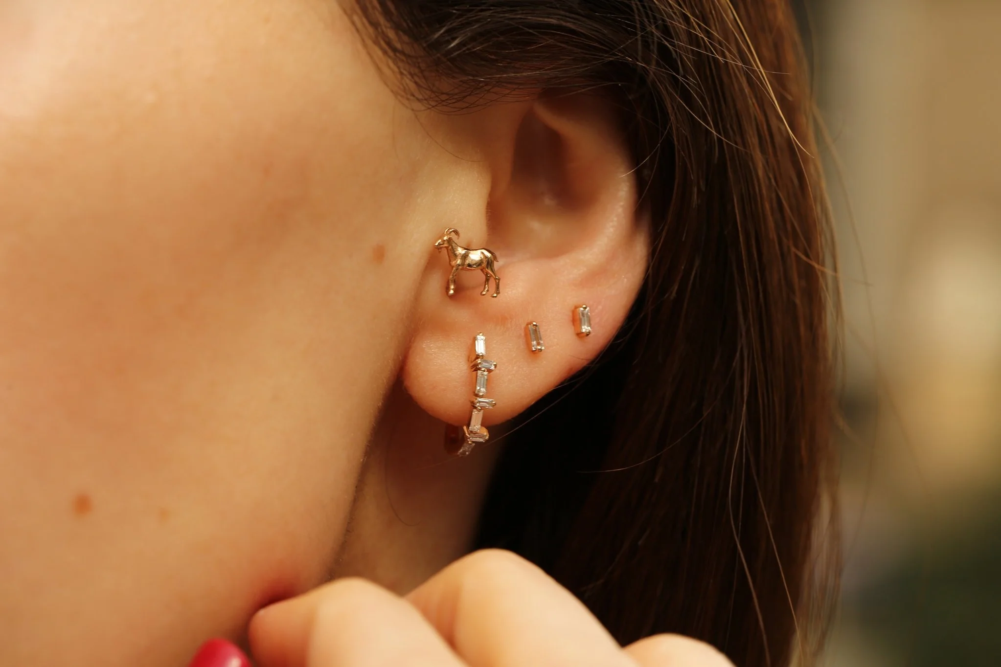 Mini Baget Küpe - 4