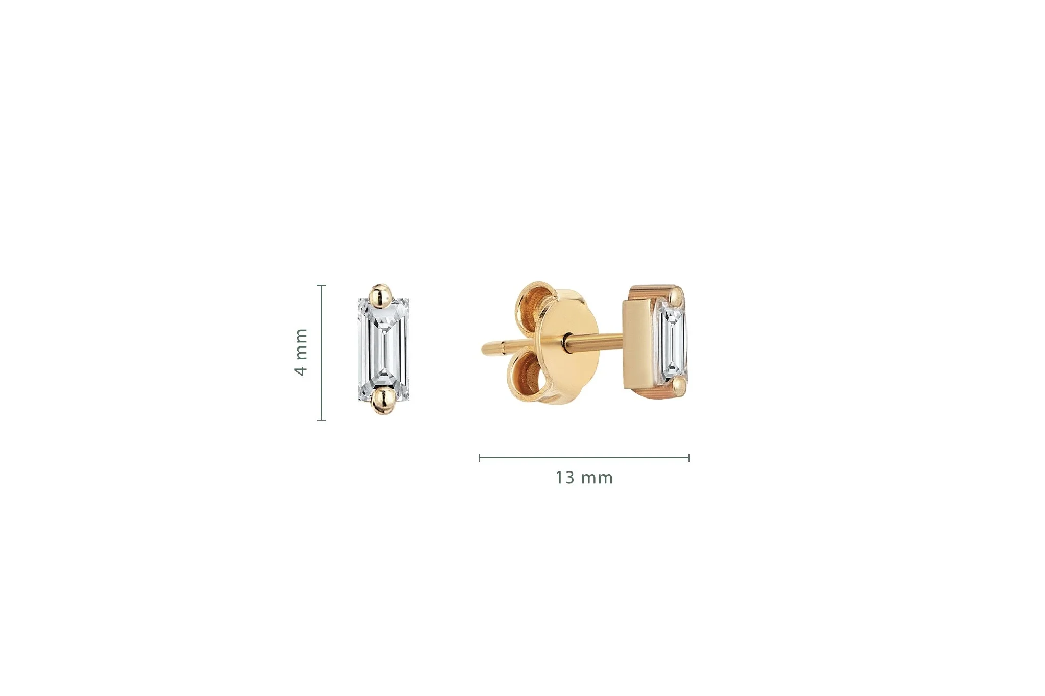 Mini Baget Küpe - 2