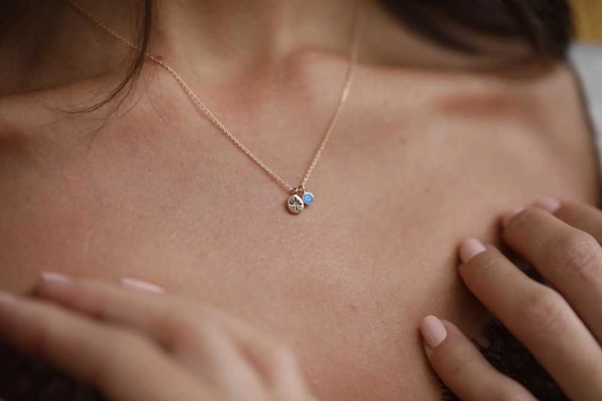 Mini Kutup Yıldızı ve Göz kolye - 1