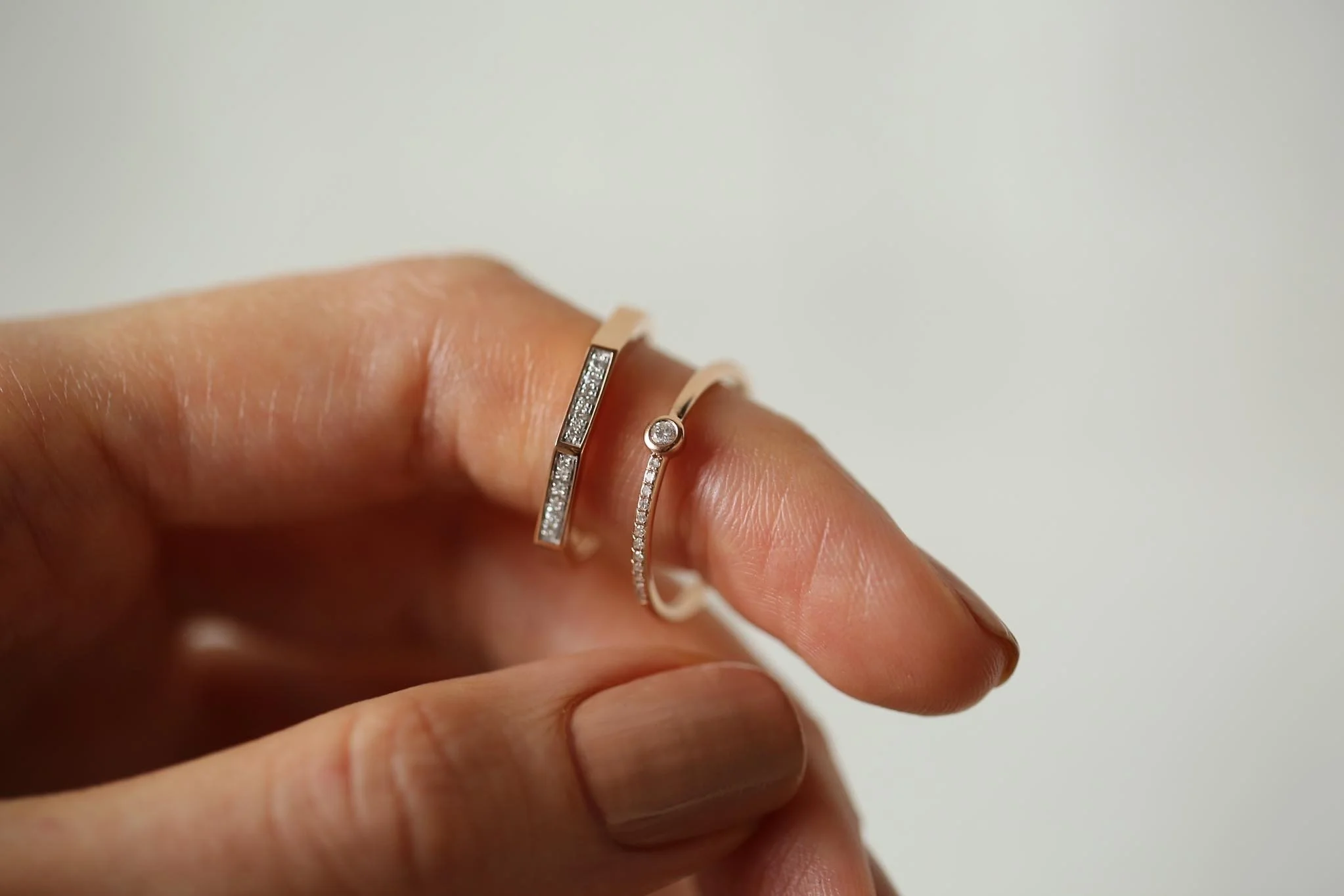 Mini Tek Sıra Taş Yüzük - 2