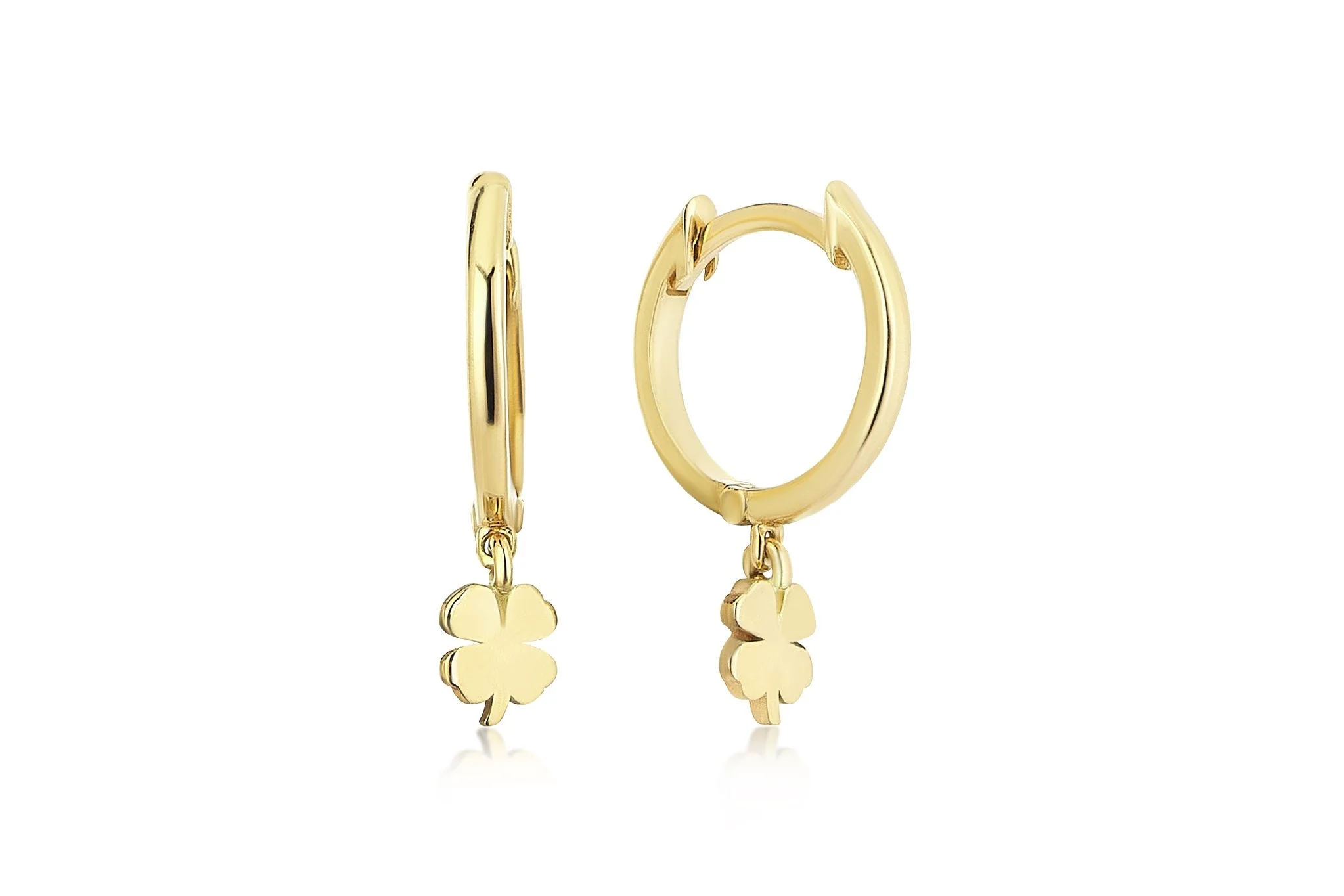 Mini Yonca Halka Küpe - 2