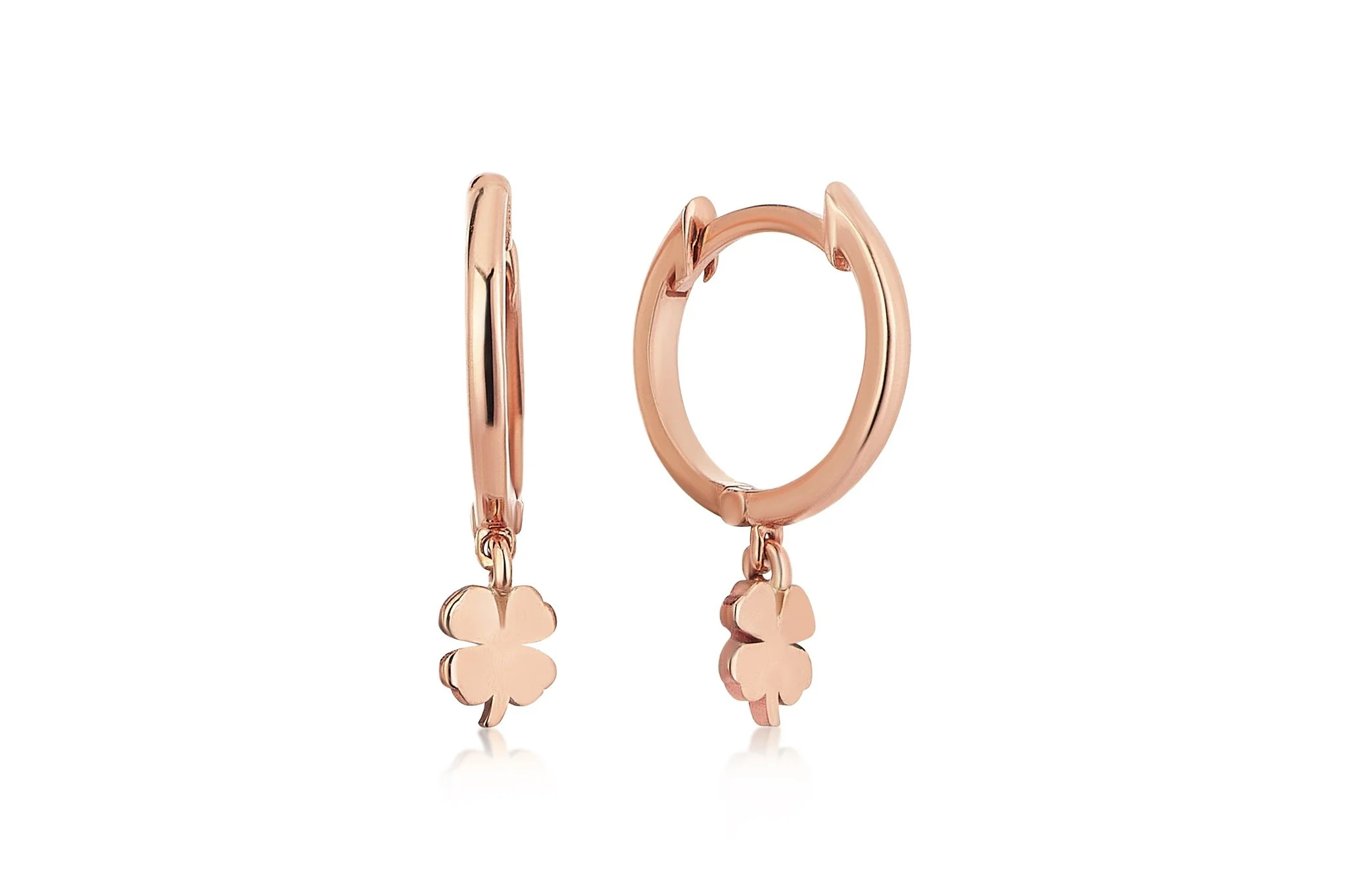 Mini Yonca Halka Küpe - 3