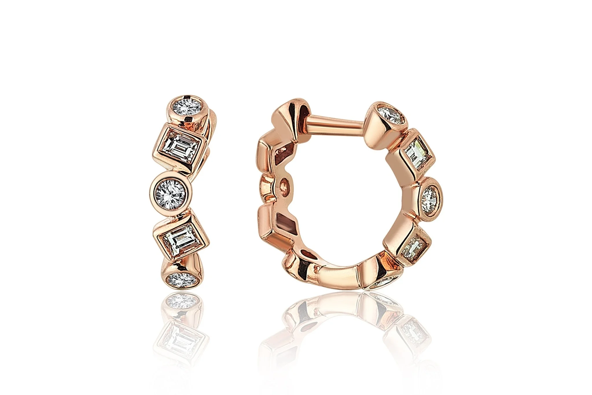 Octangle Earrings - 2