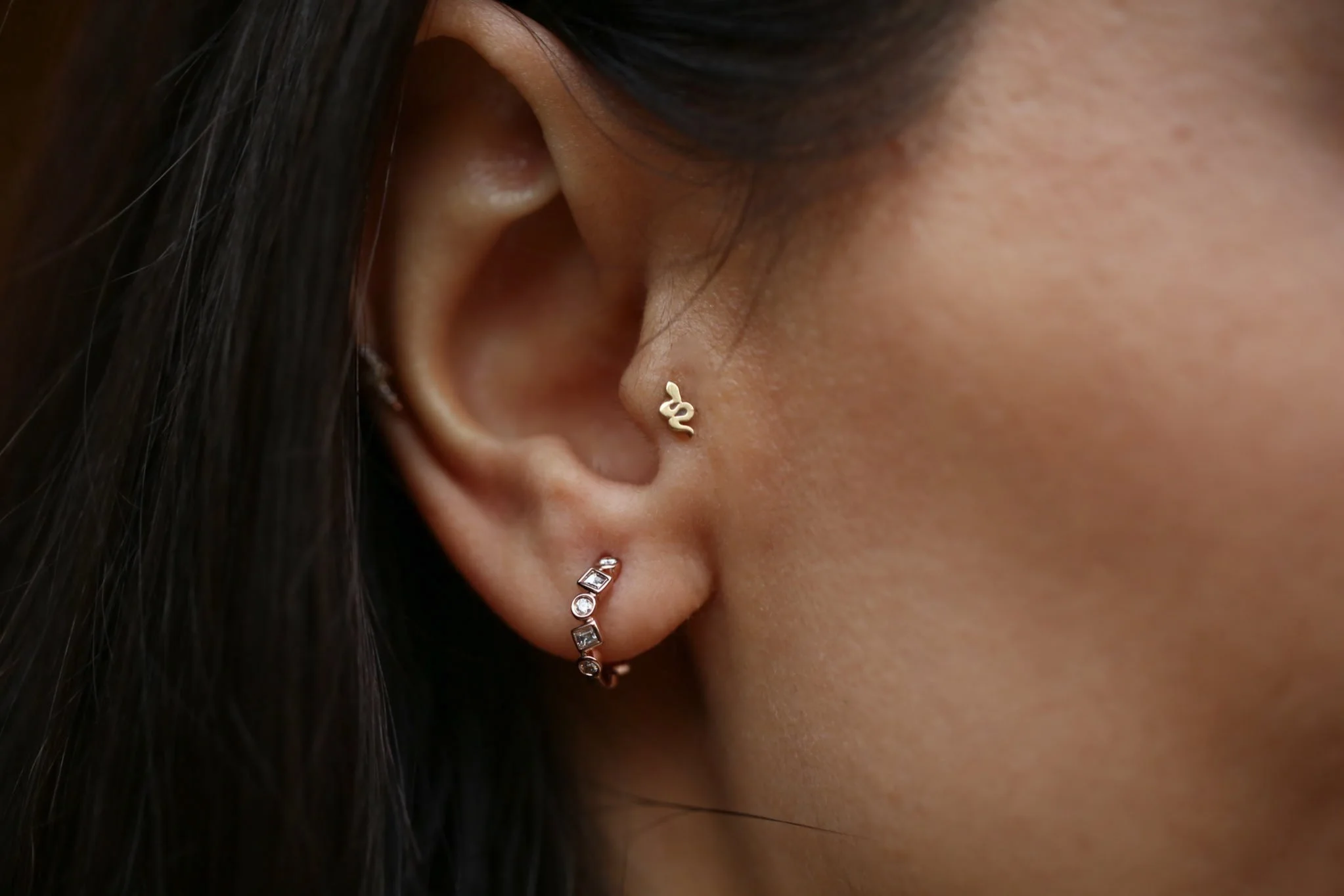 Octangle Earrings - 1